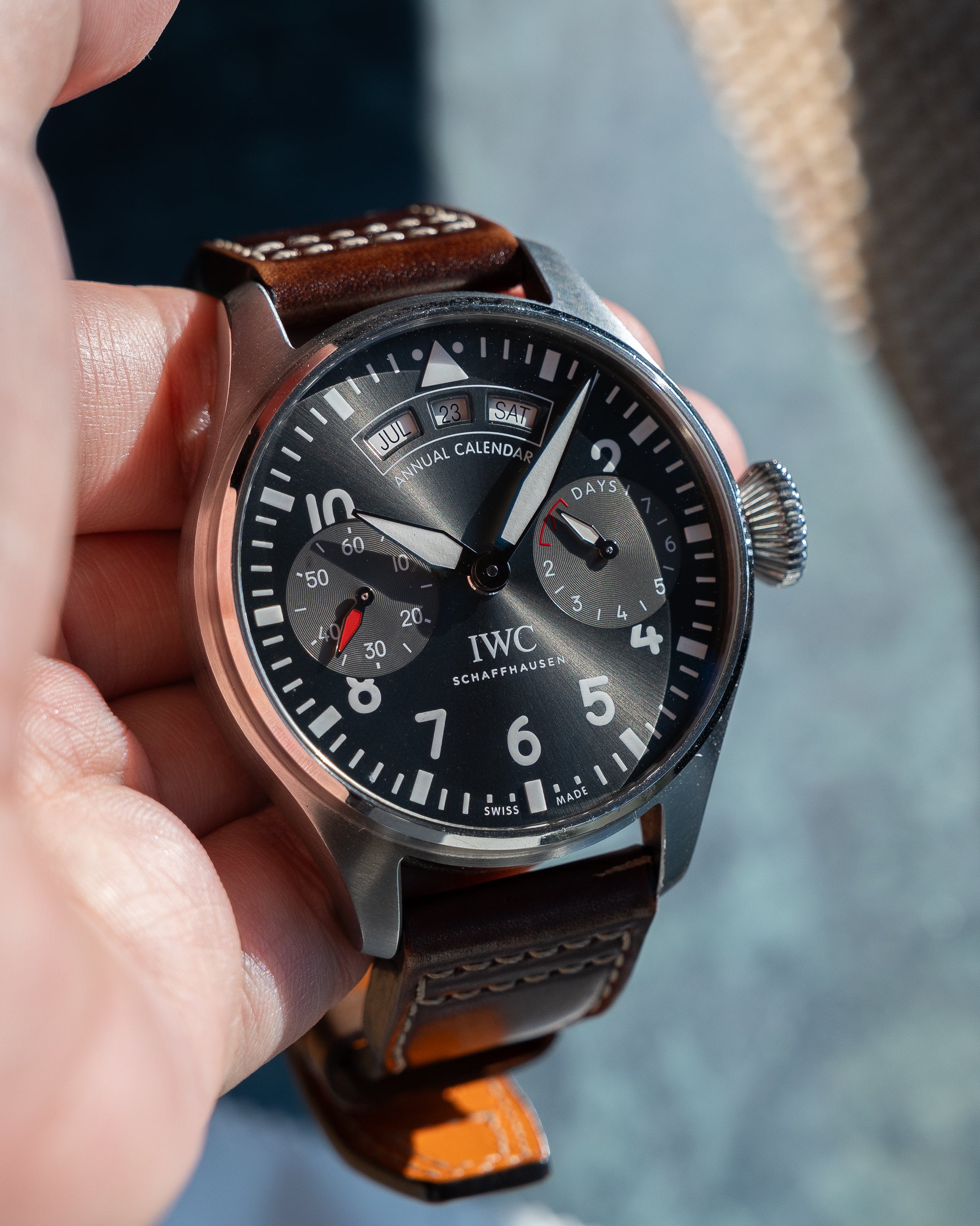 IWC ビッグパイロット IW 5027-02 スチール製、年次カレンダー