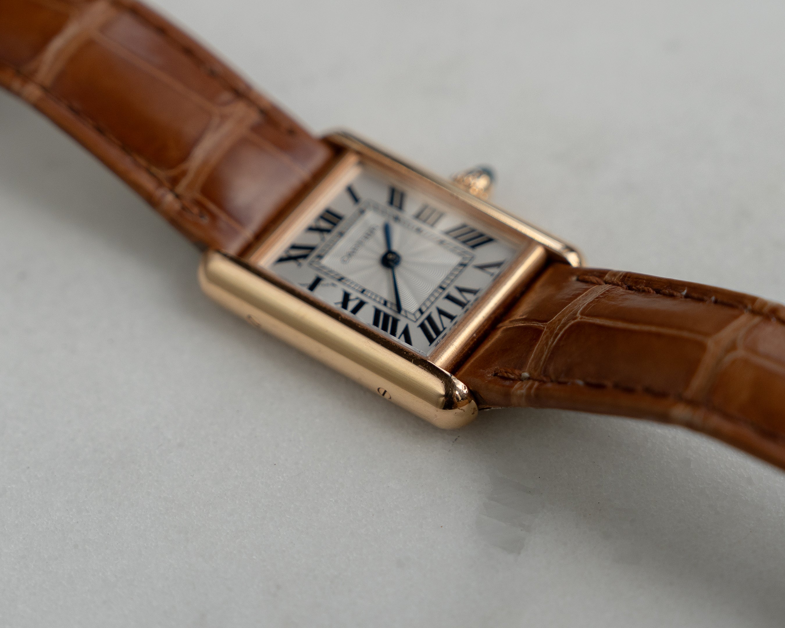 Cartier Tank Louis WGTA0010 in rose gold, full set