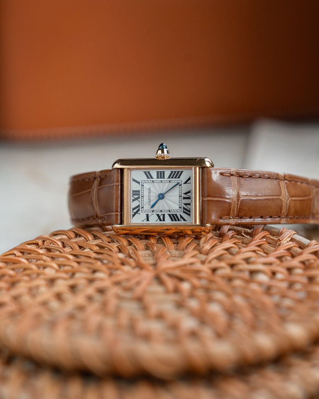 Cartier Tank Louis WGTA0010 in rose gold, full set