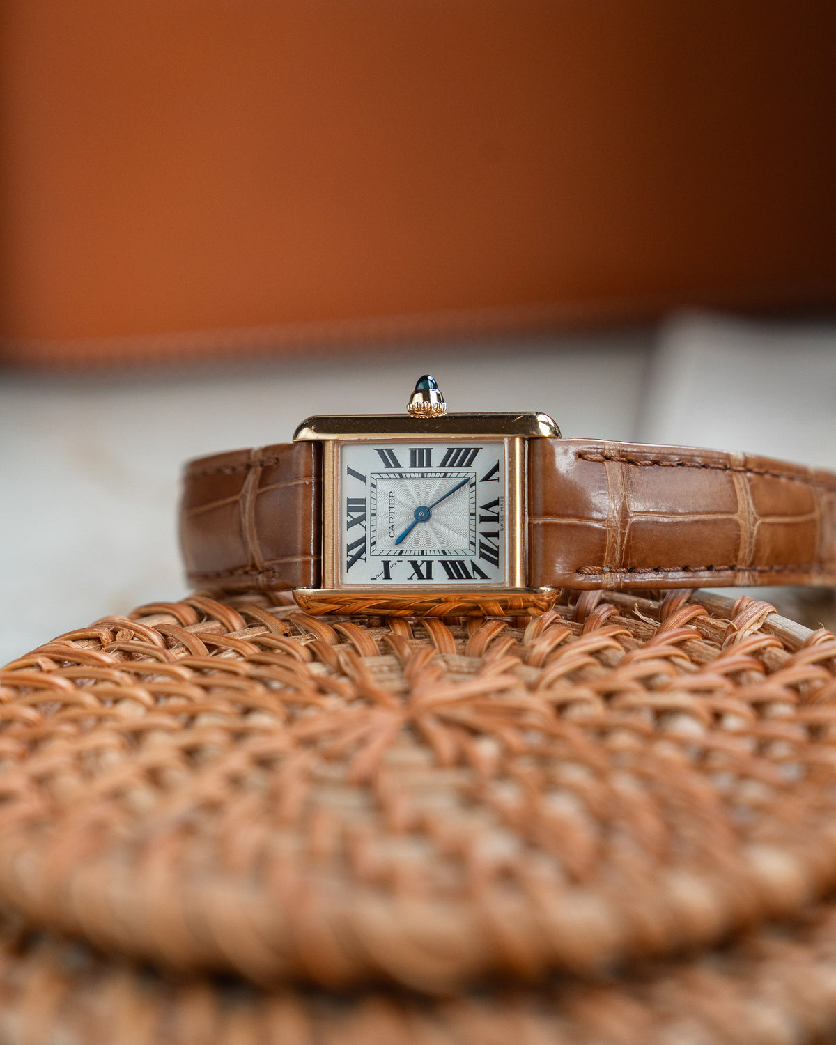 Cartier Tank Louis WGTA0010 in rose gold, full set