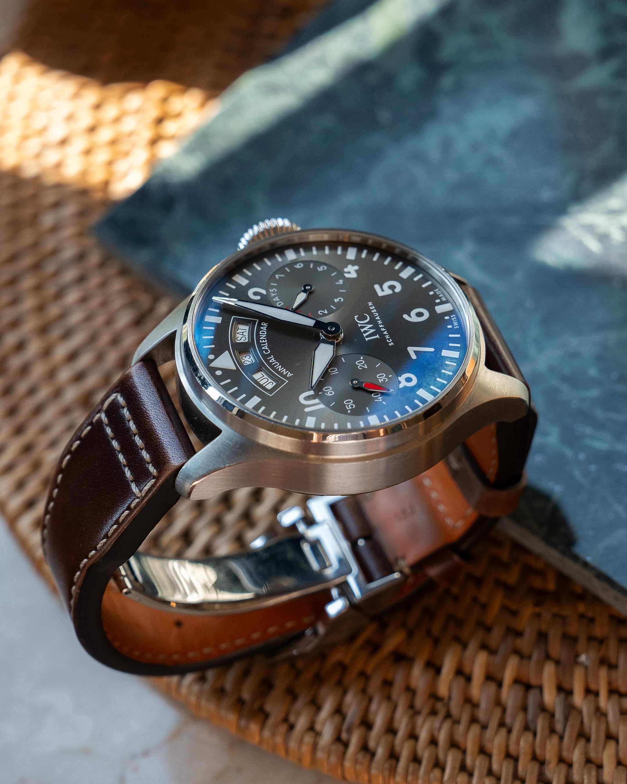IWC ビッグパイロット IW 5027-02 スチール製、年次カレンダー