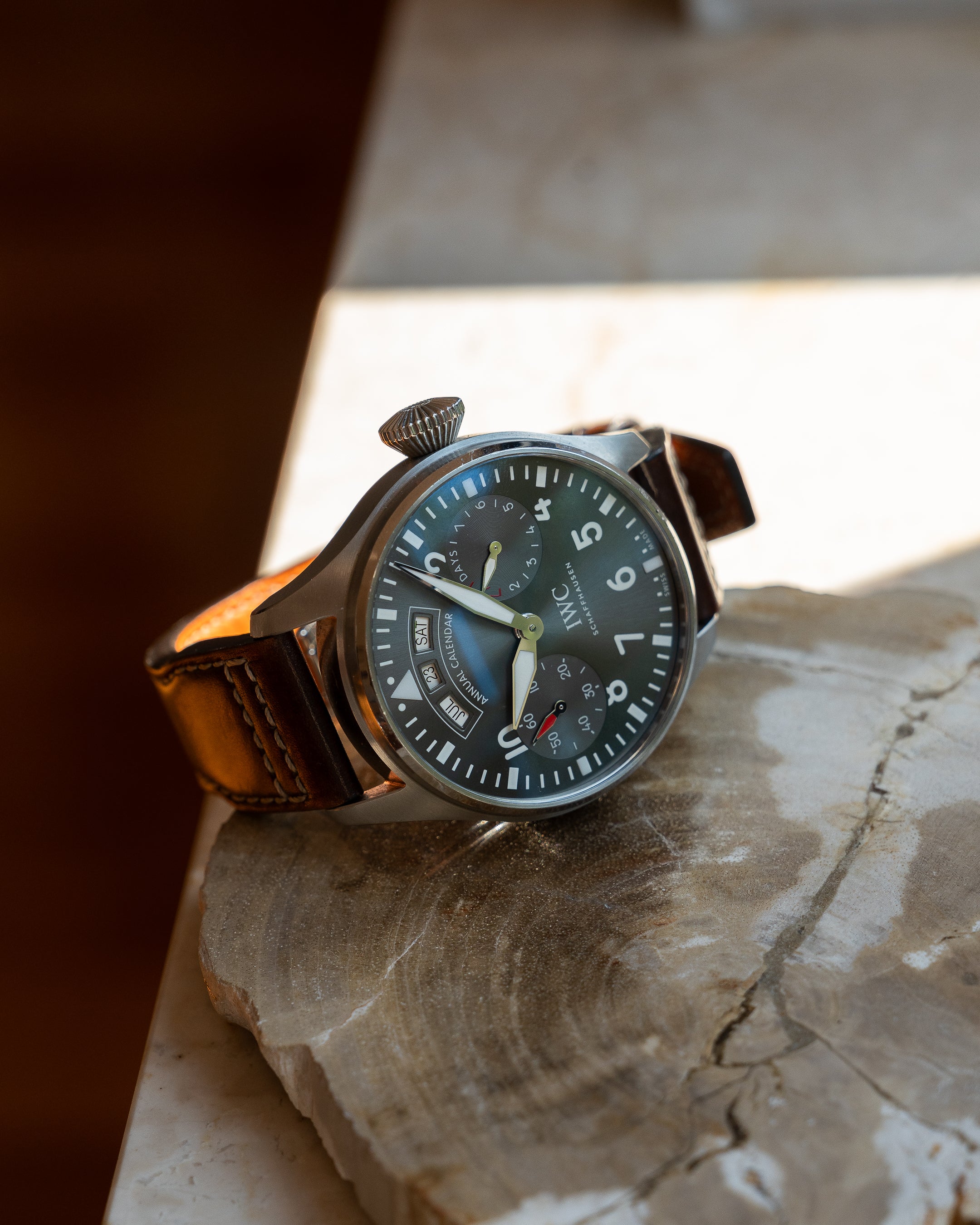 IWC ビッグパイロット IW 5027-02 スチール製、年次カレンダー