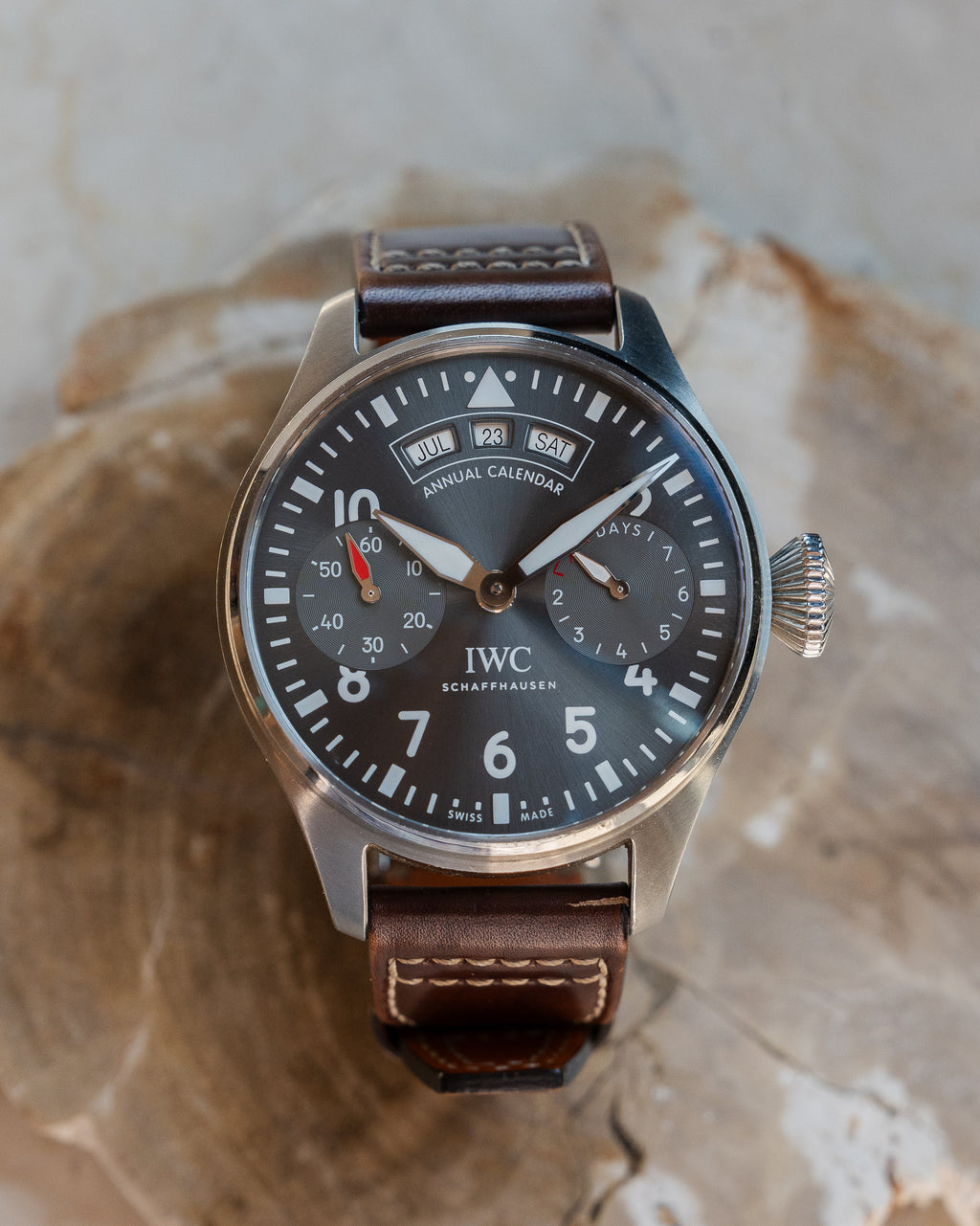 IWC Big Pilot IW 5027-02 in steel, annual calendar