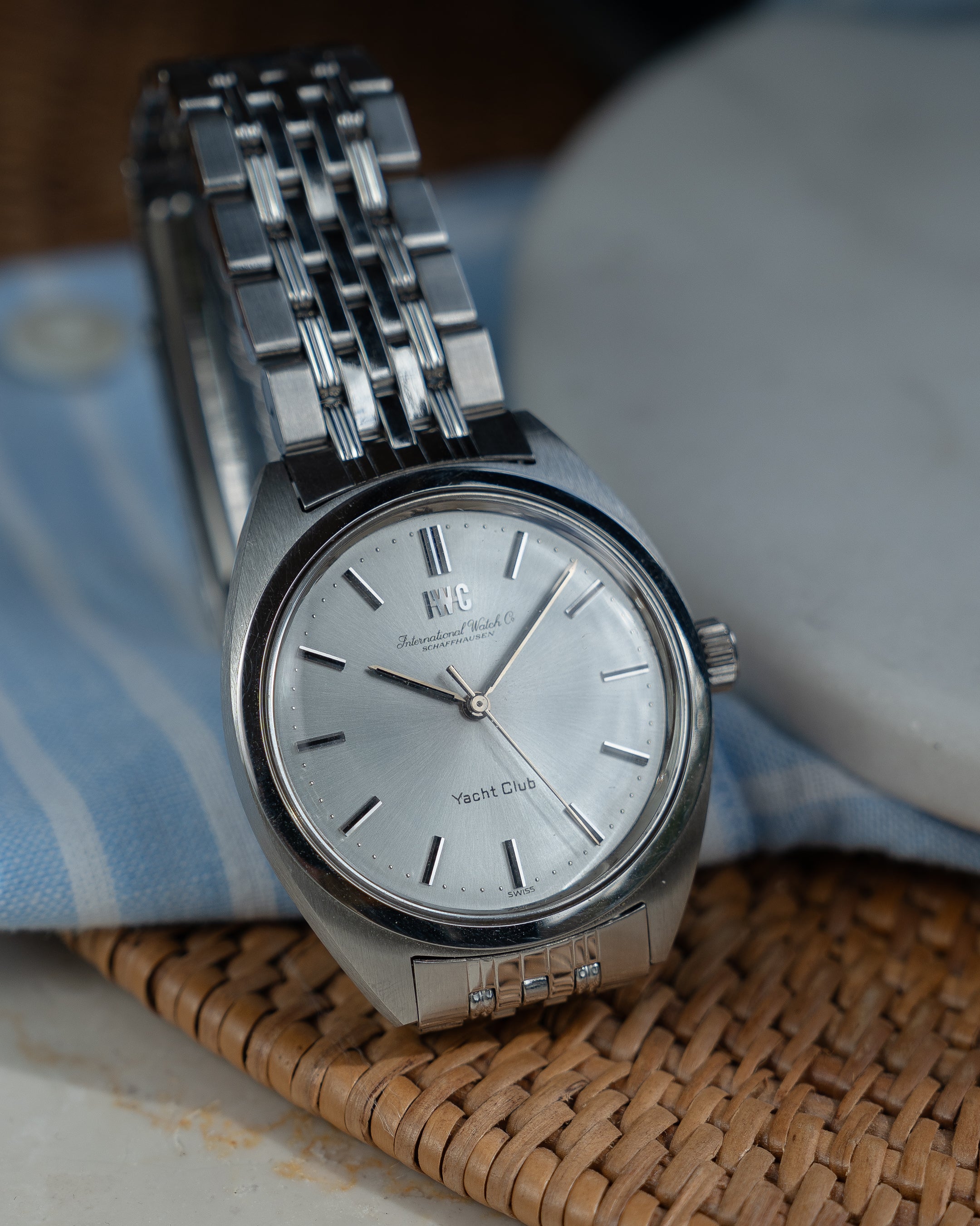 IWC ヨットクラブ ref 2611 スチール製、1978 年販売、新品同様、フルセット