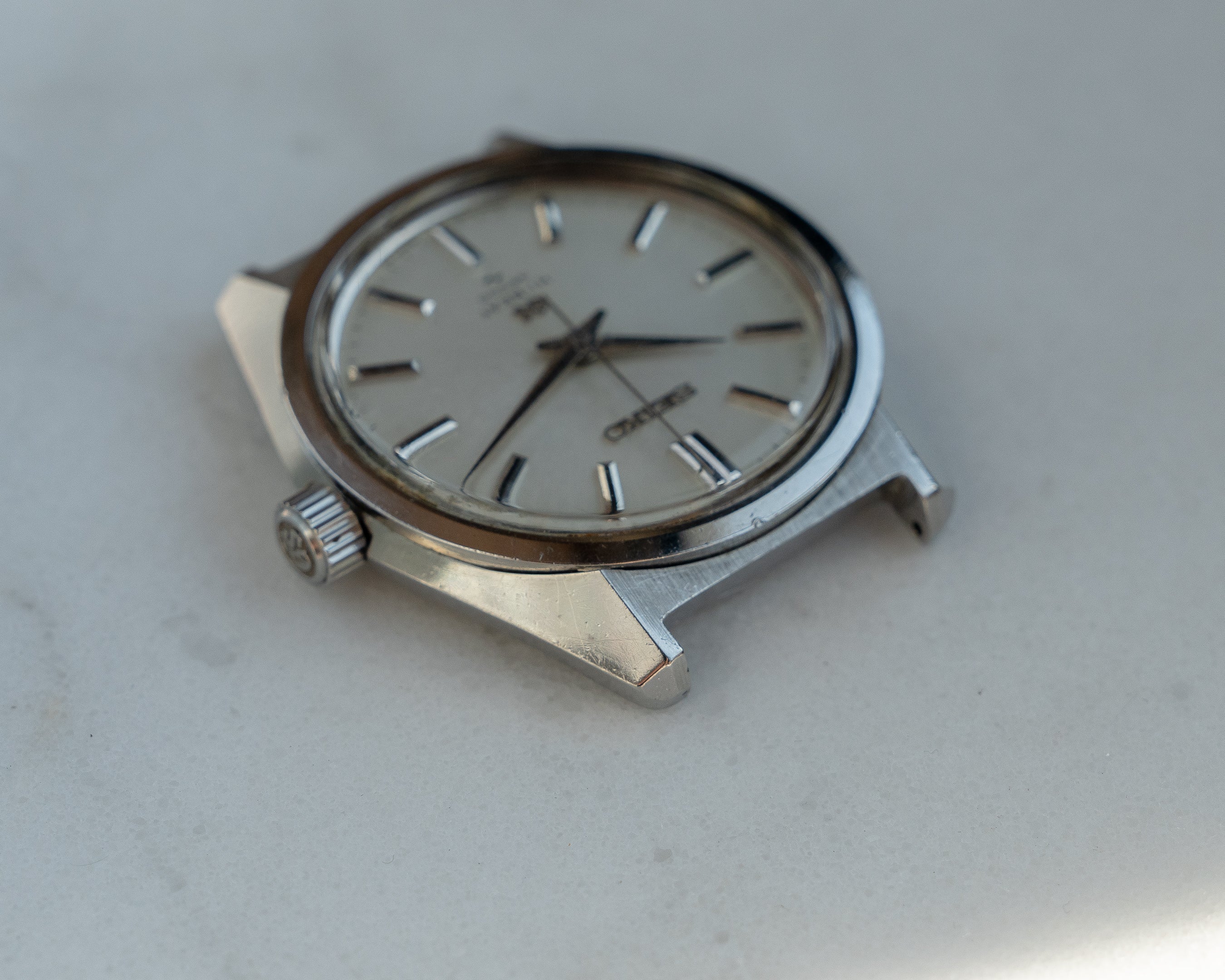 Grand Seiko 4520-8000 hibeat in steel from 1969 January