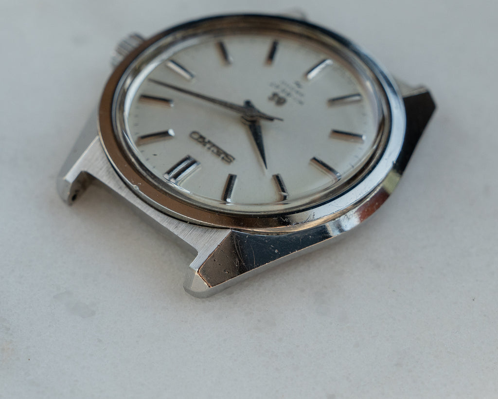 Grand Seiko 4520-8000 hibeat in steel from 1969 January