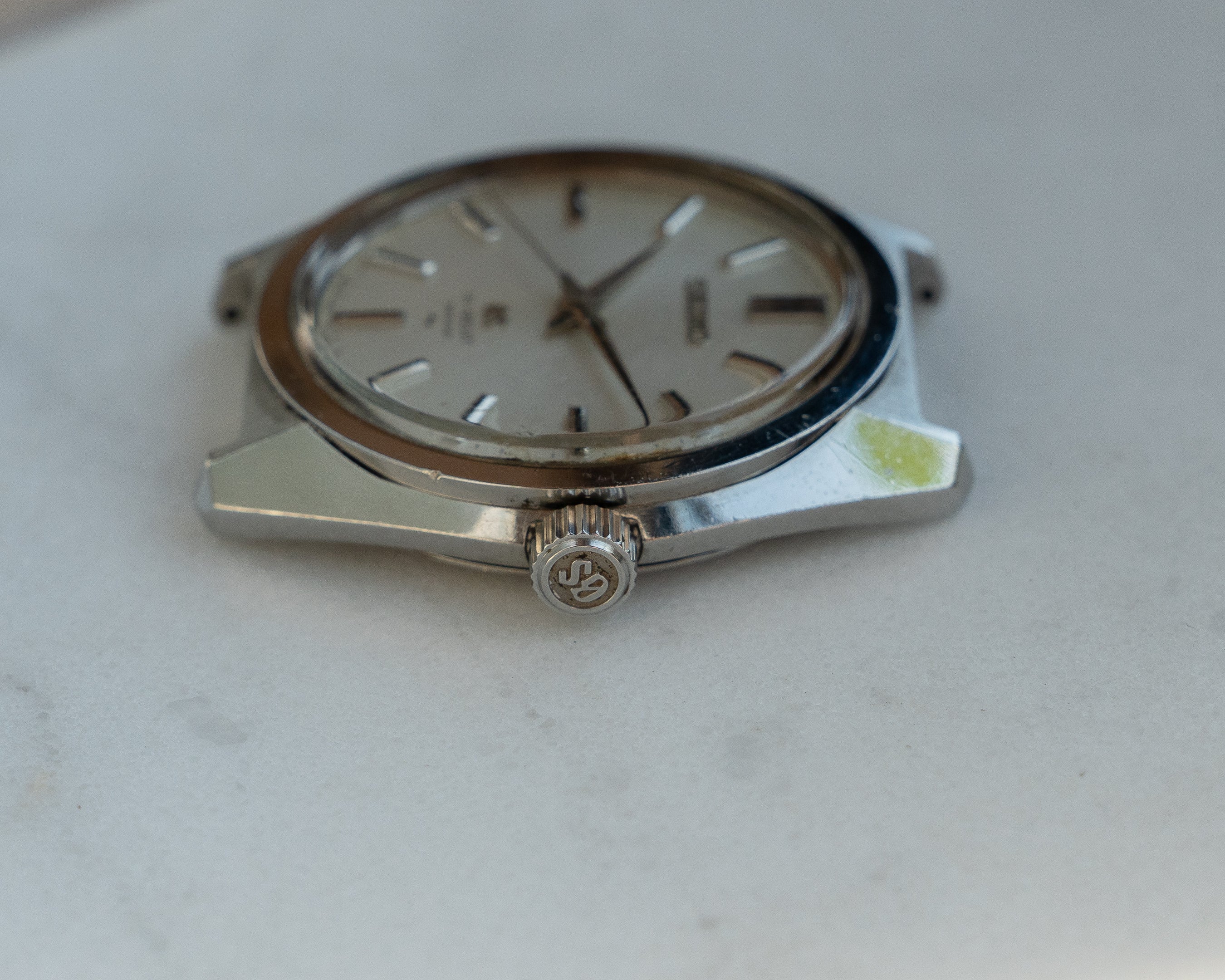 Grand Seiko 4520-8000 hibeat in steel from 1969 January
