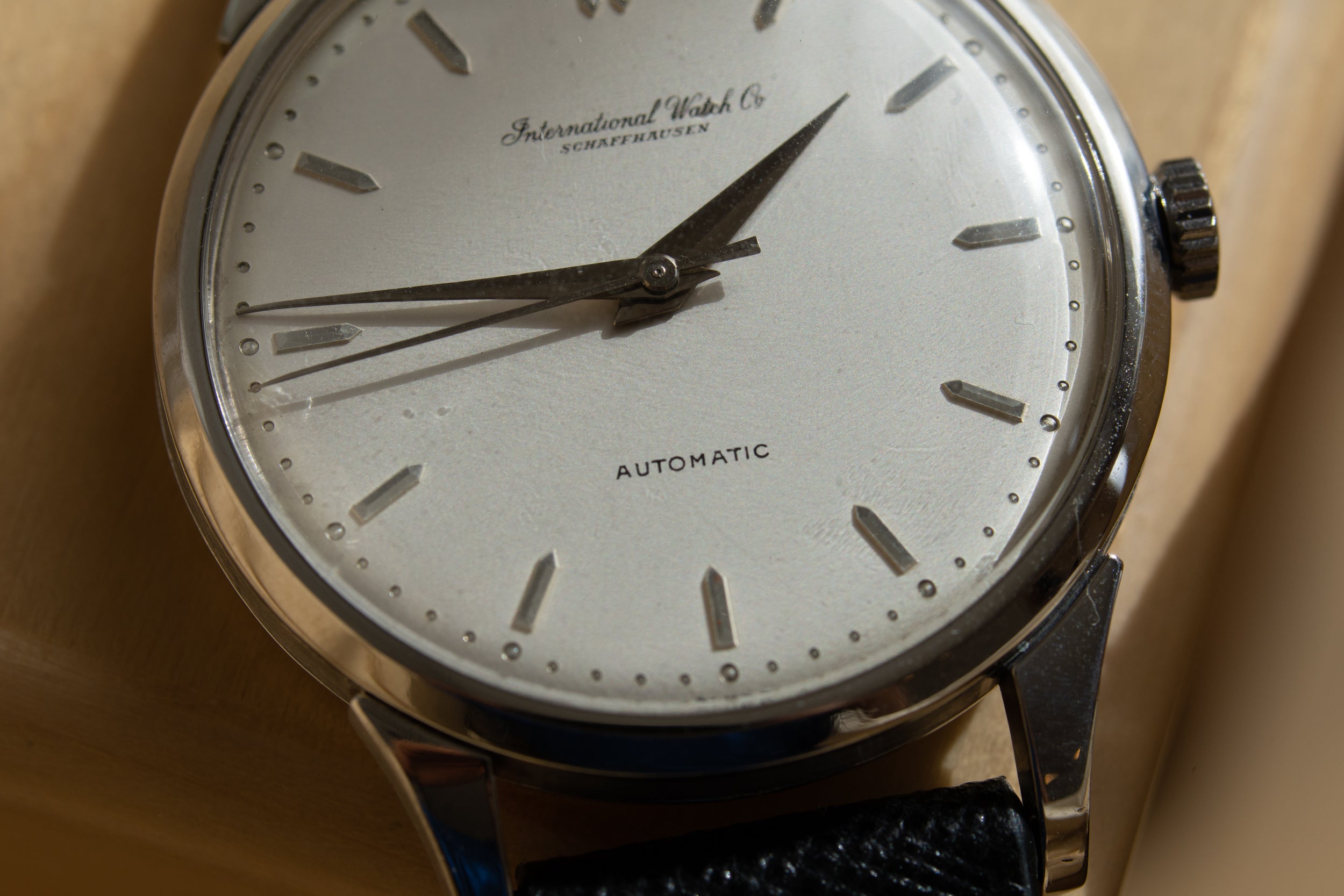 IWC dress watch in Platinum, cal. 853 from early 1960's