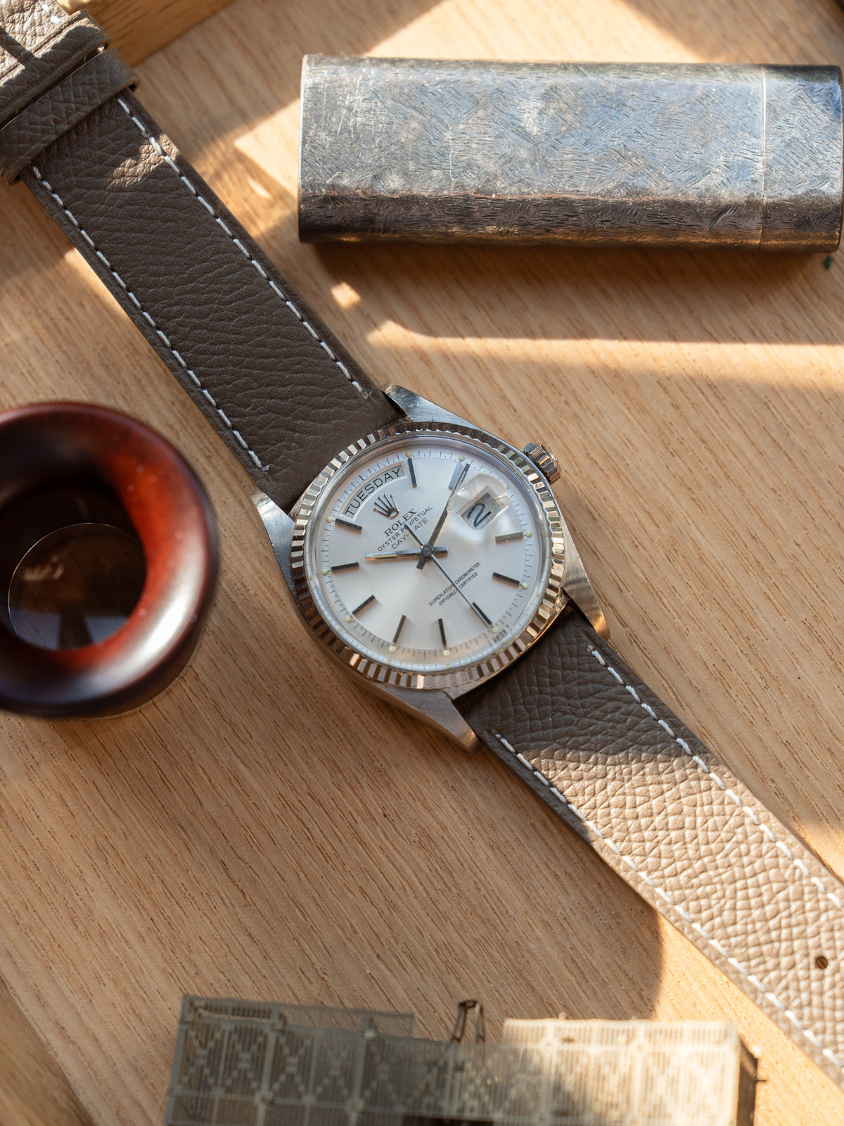 Rolex Day-Date in White Gold ref 1803 Silver Dial from 1978