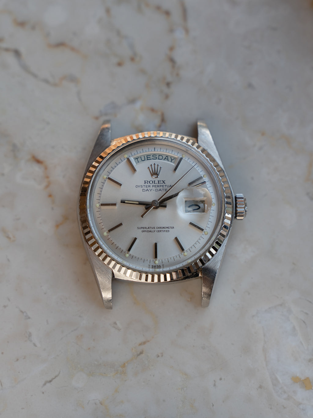 Rolex Day-Date in White Gold ref 1803 Silver Dial from 1978