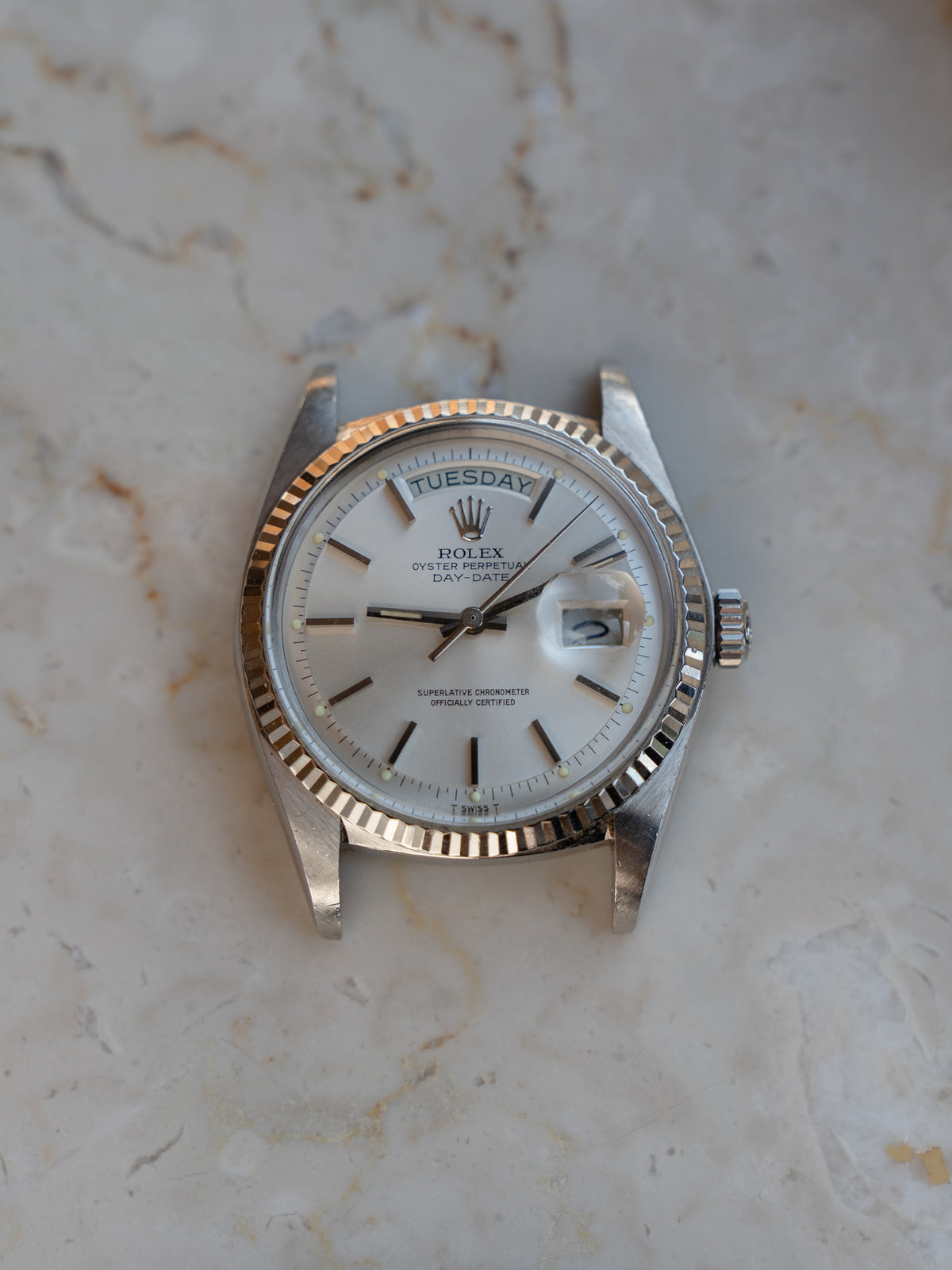 Rolex Day-Date in White Gold ref 1803 Silver Dial from 1978
