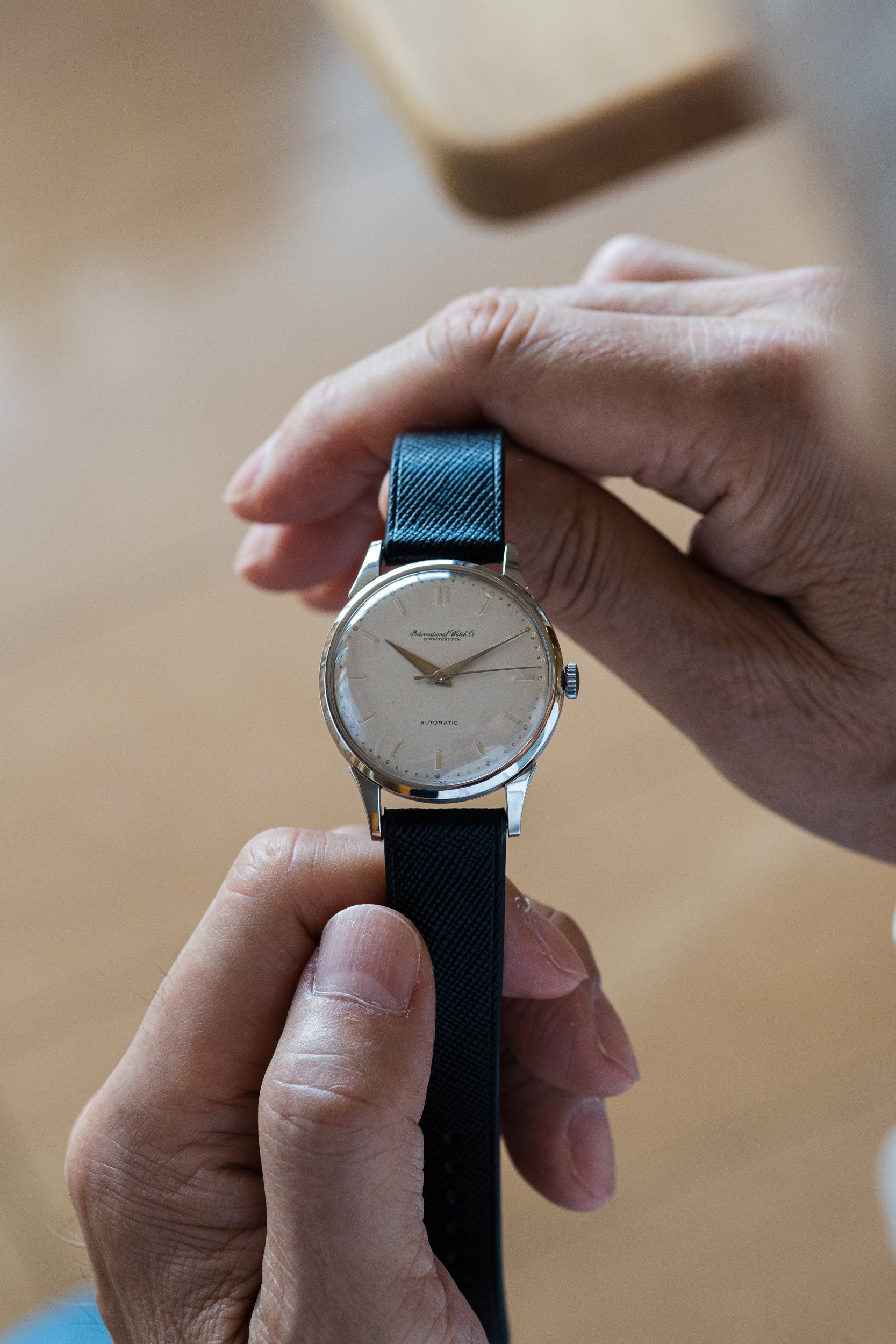 IWC dress watch in Platinum, cal. 853 from early 1960's