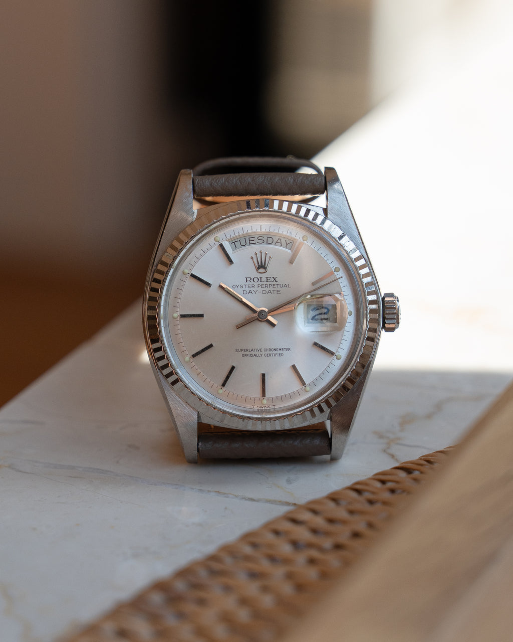 Rolex Day-Date in White Gold ref 1803 Silver Dial from 1978