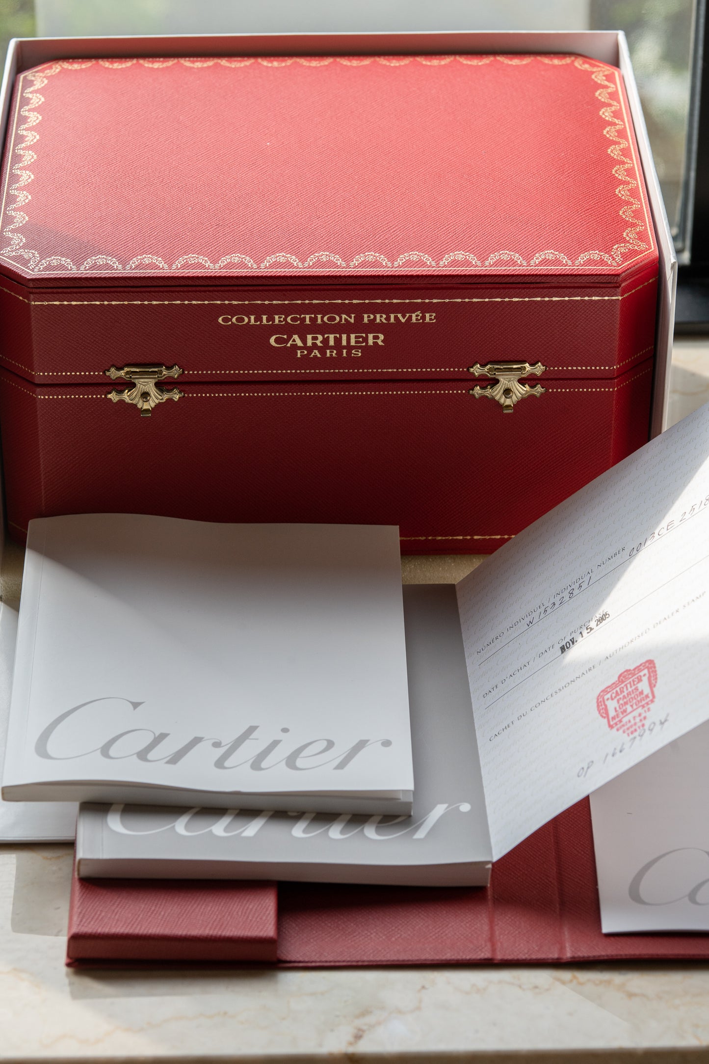 Cartier Tortue Platinum CPCP "Collection Prive", full set