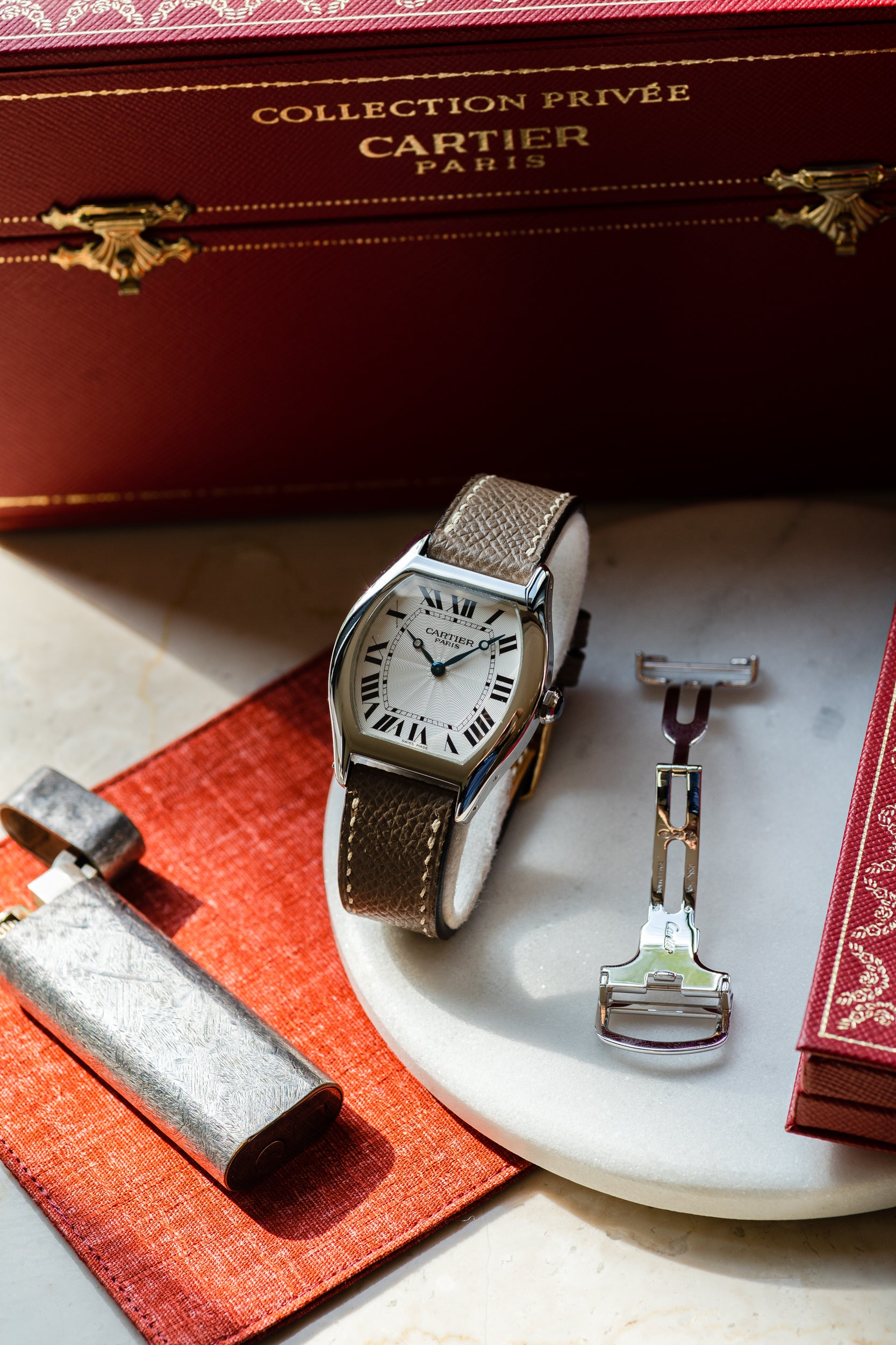 Cartier Tortue Platinum CPCP "Collection Prive", full set