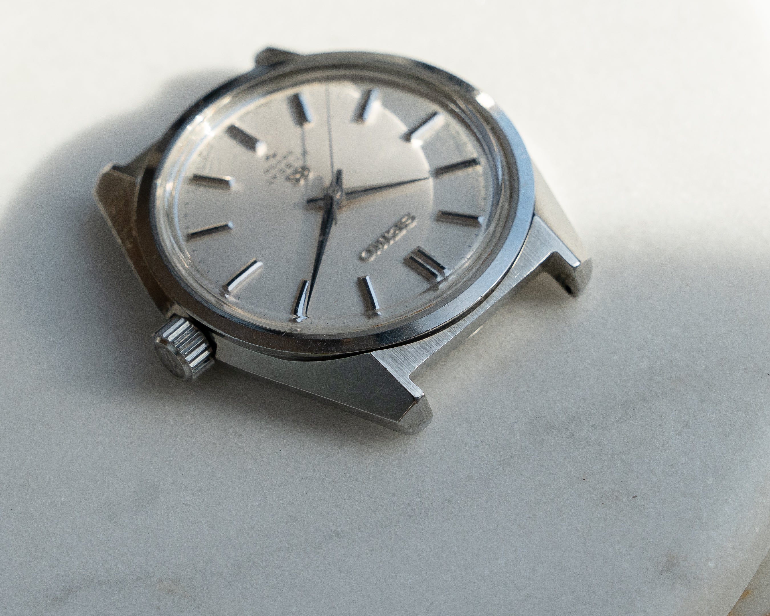 Grand Seiko 4520-8000 hibeat in steel from 1968 June