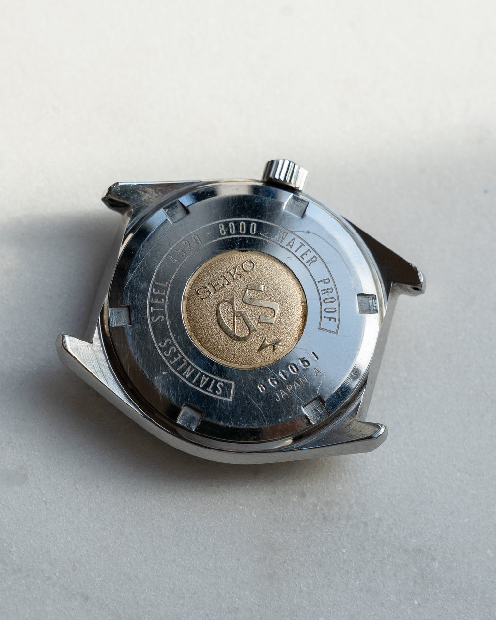 Grand Seiko 4520-8000 hibeat in steel from 1968 June