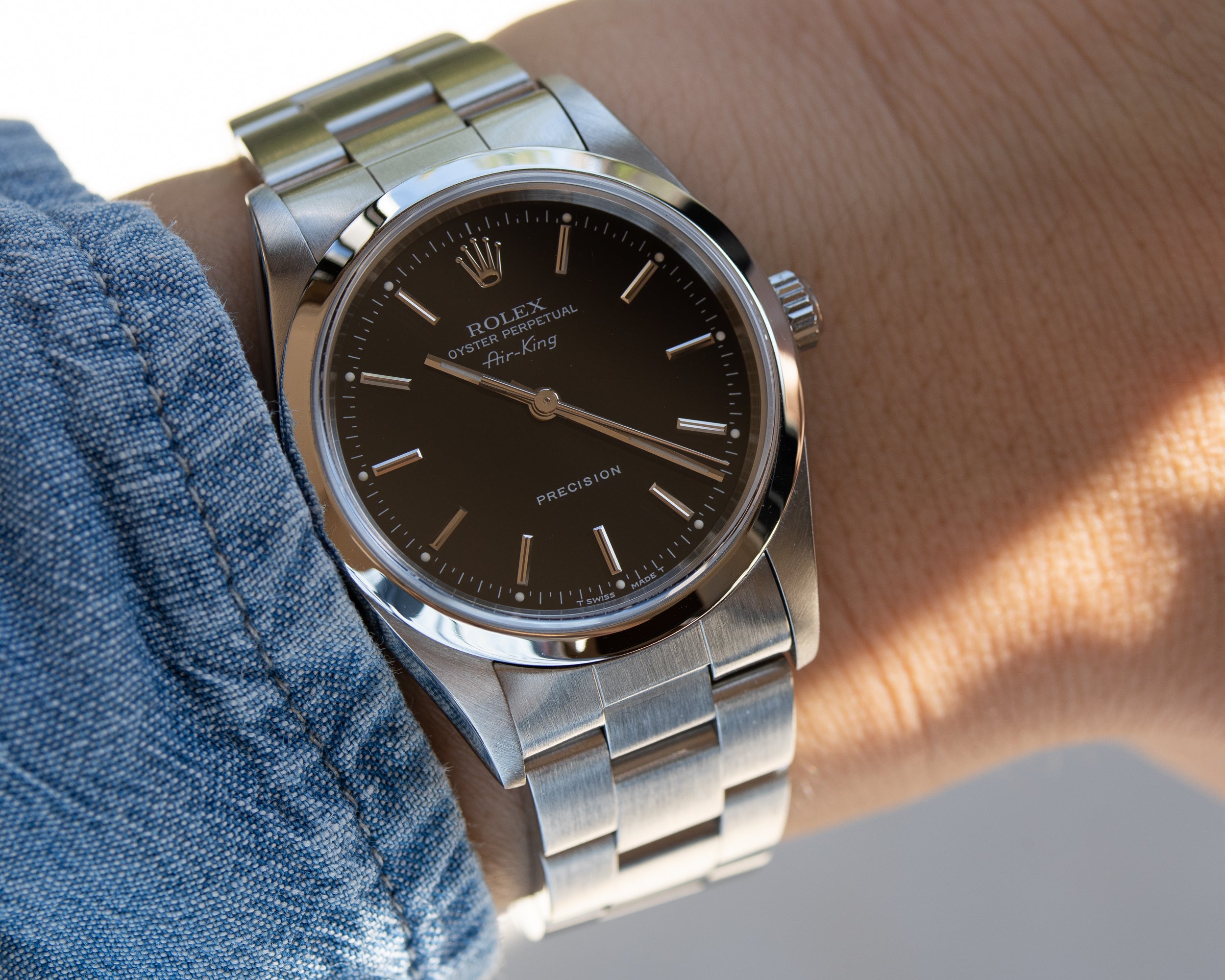 Rolex Air King 14000 Black Dial from 1997
