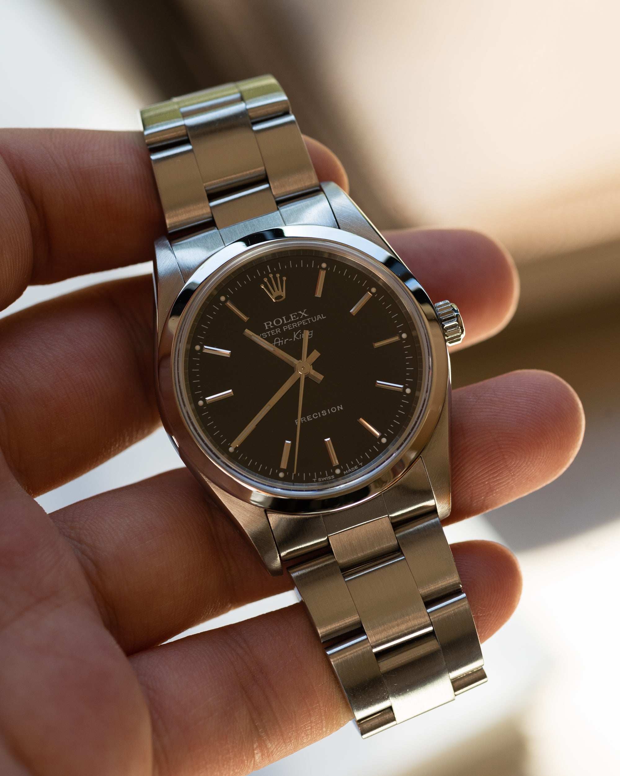 Rolex Air King 14000 Black Dial from 1997