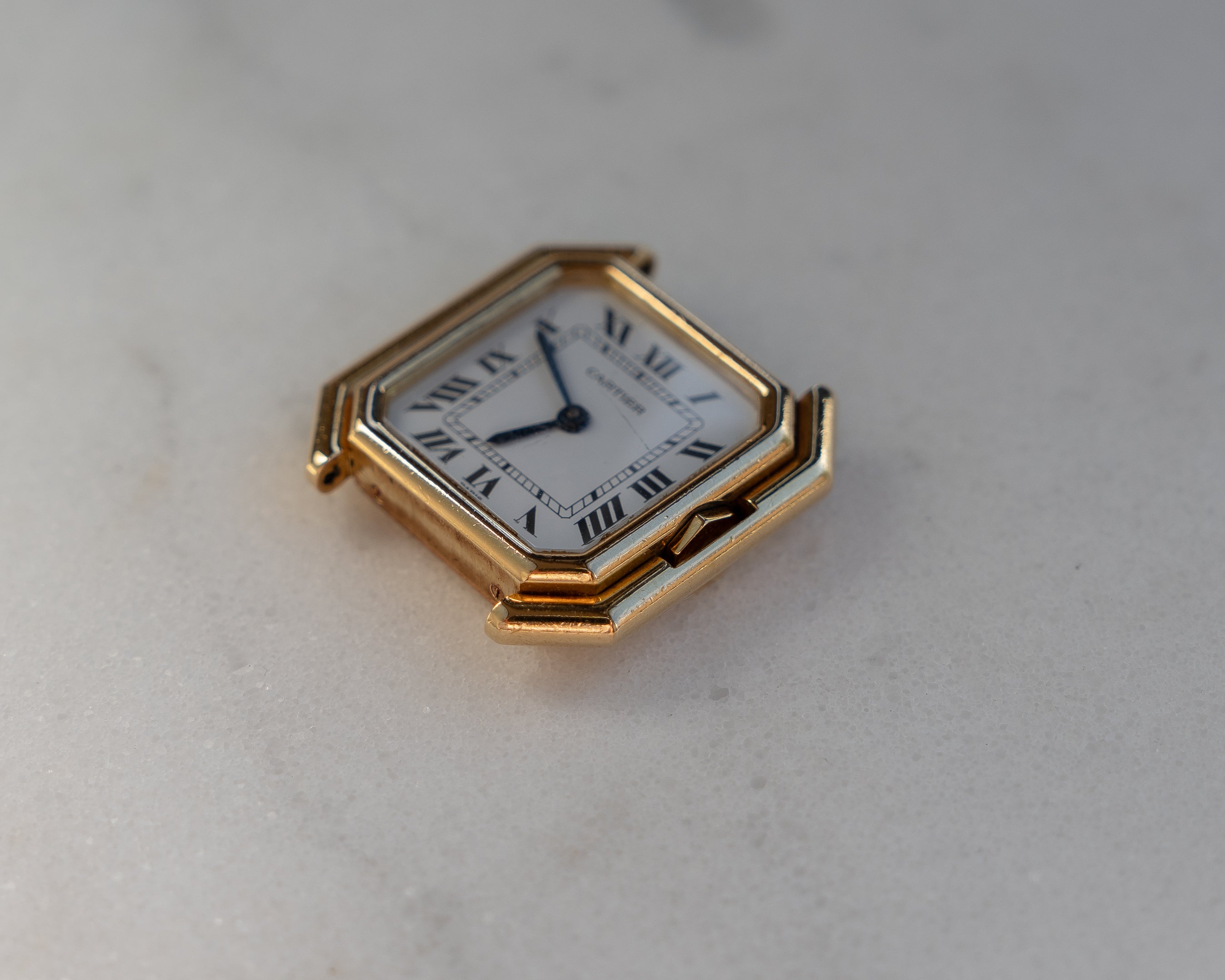 Cartier Ceinture Yellow Gold, Paris Dial, SM size with original gold deployant clasp