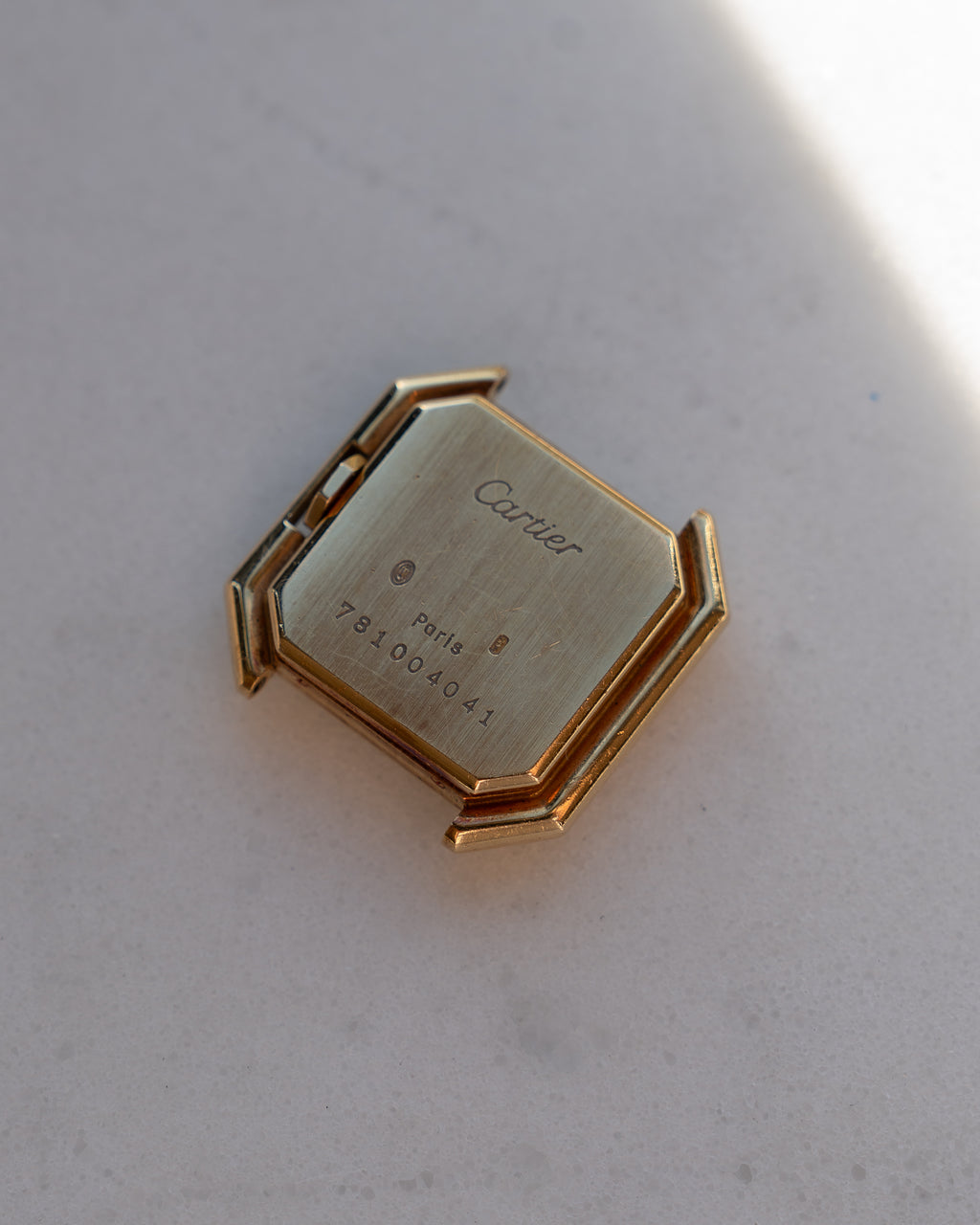 Cartier Ceinture Yellow Gold, Paris Dial, SM size with original gold deployant clasp