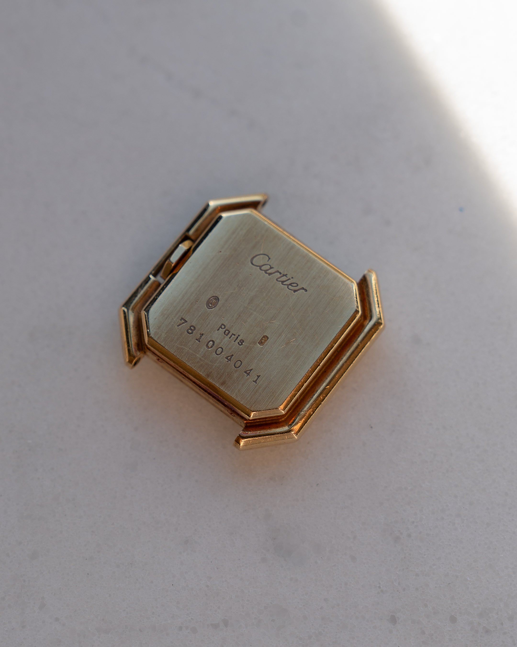 Cartier Ceinture Yellow Gold, Paris Dial, SM size with original gold deployant clasp