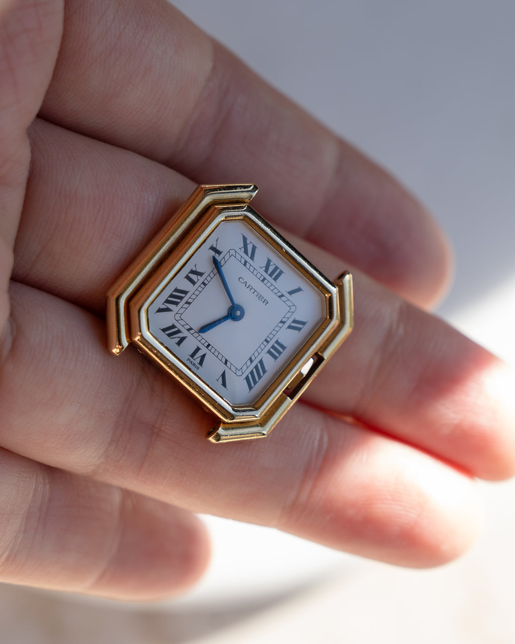 Cartier Ceinture Yellow Gold, Paris Dial, SM size with original gold deployant clasp