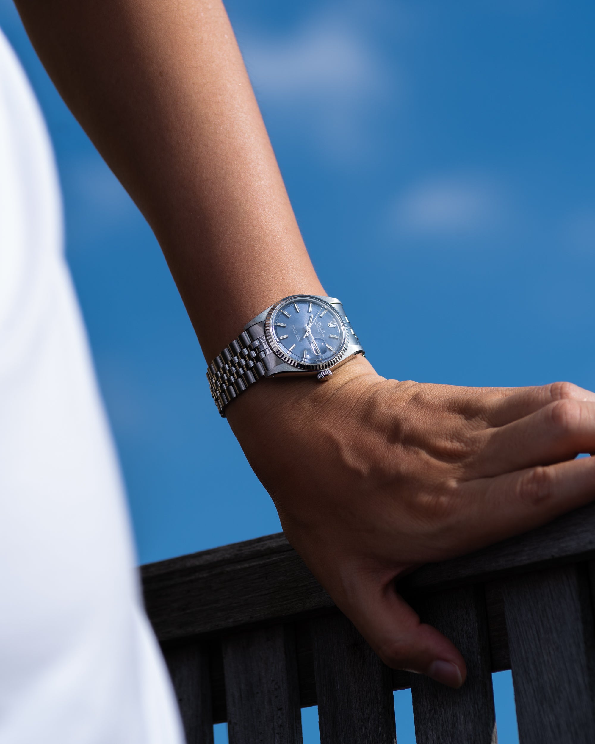 Rolex Datejust Blue Dial ref 1601 from 1973
