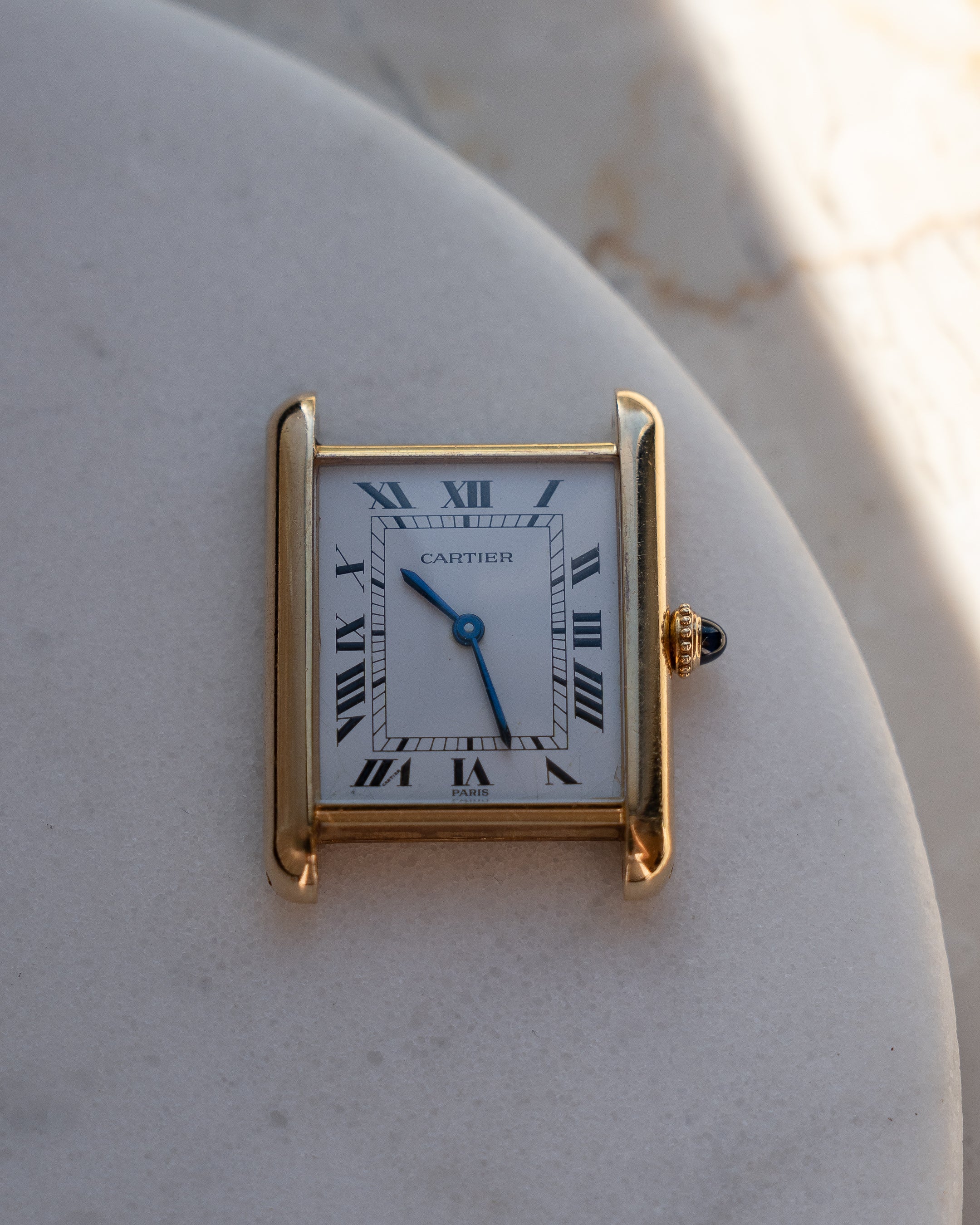 Cartier Tank Louis in 18k yellow gold, ref 78086, Paris dial, Cal. 78-1, full set