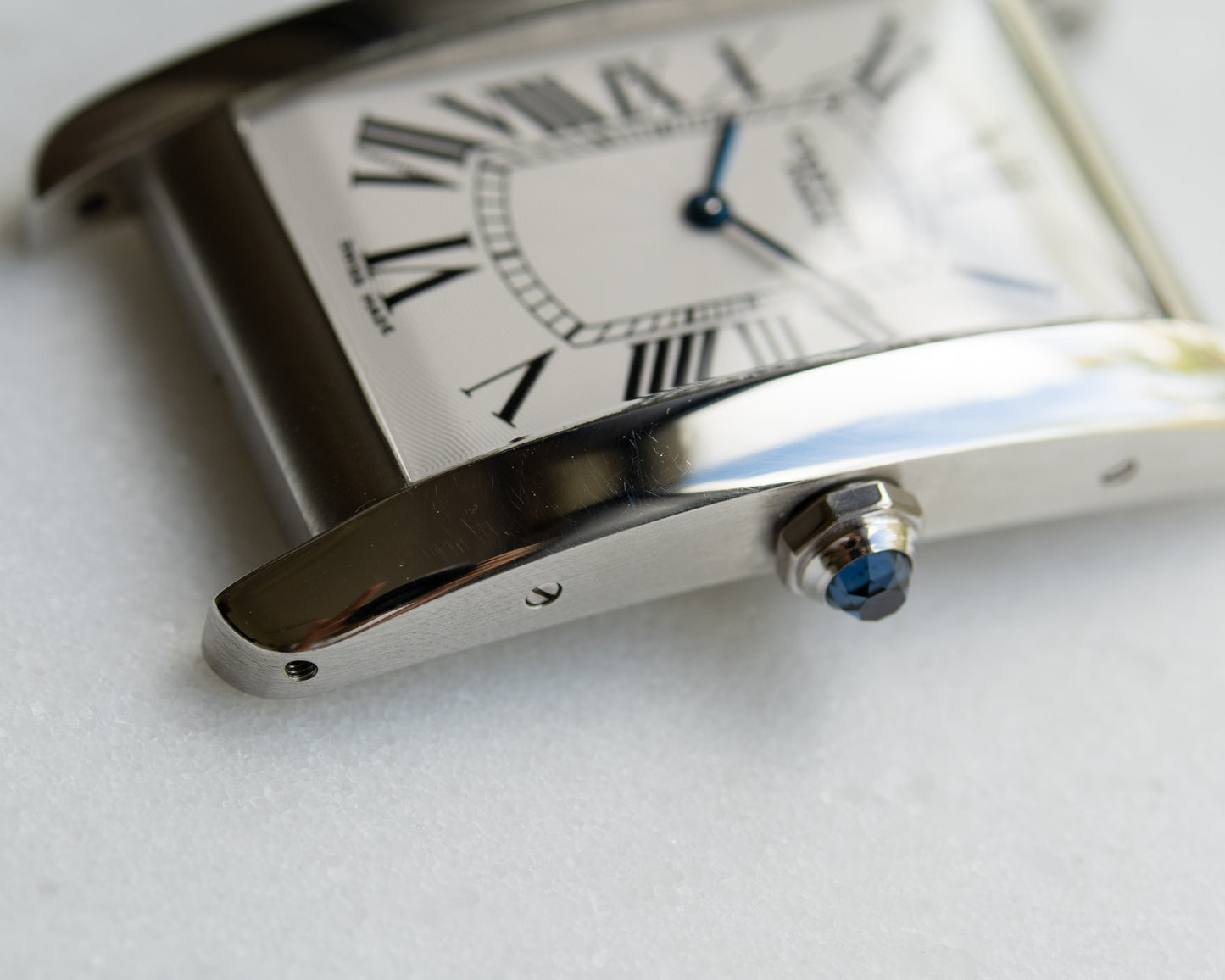 Cartier Tank Américaine in platinum CPCP ref 1734