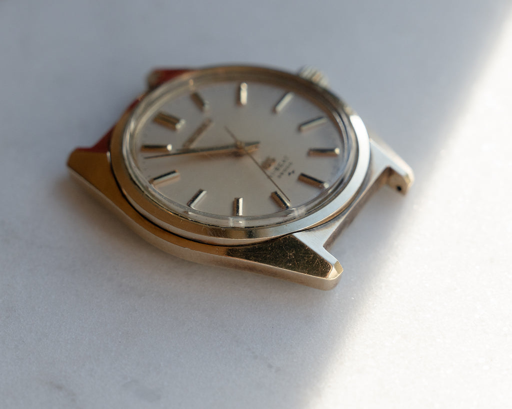 Grand Seiko 4520-8000 cap gold, hibeat manual wind from December 1970
