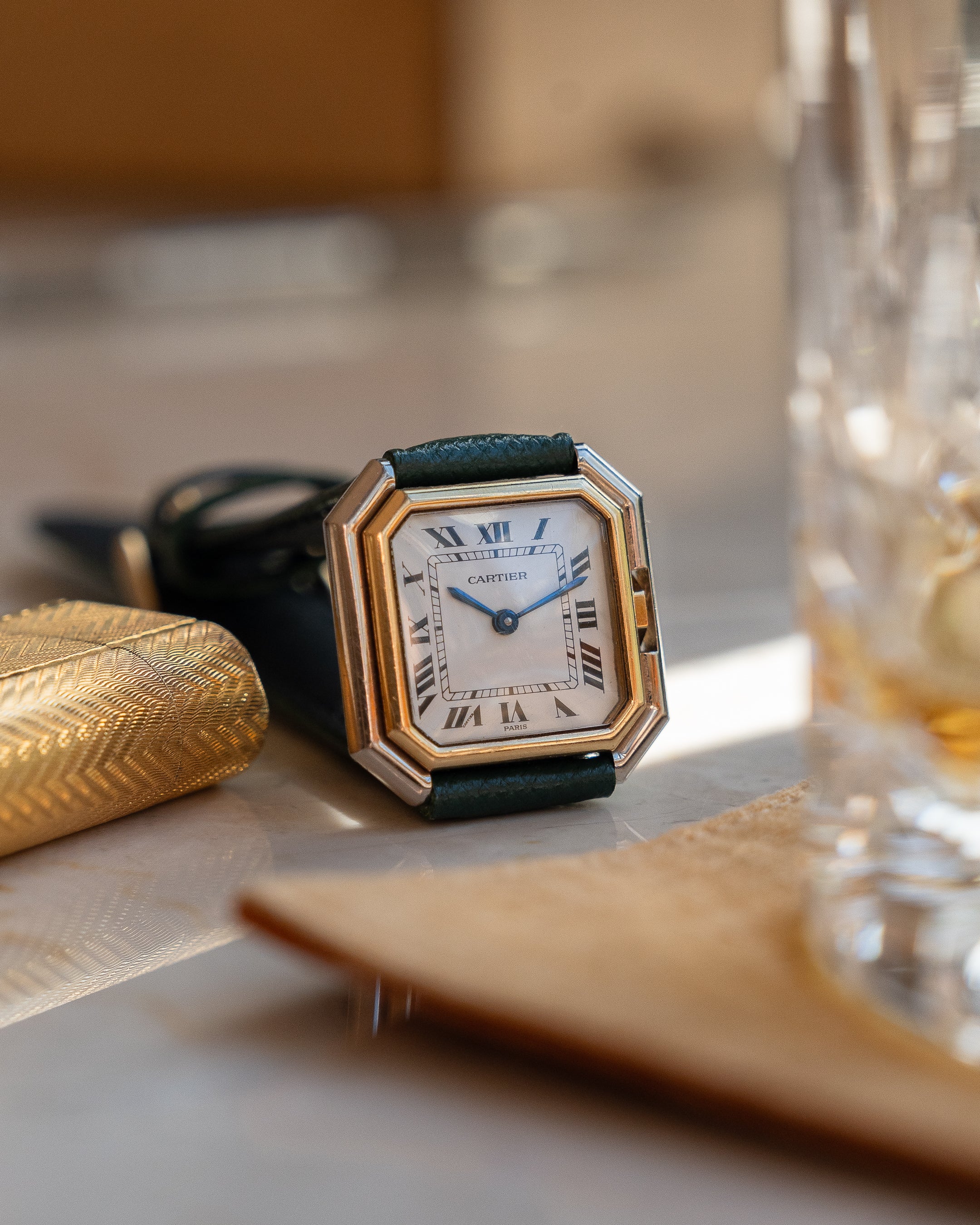 Cartier Ceinture 18k White & Yellow Gold, SM size, ref 78210 - mechanical wind movement