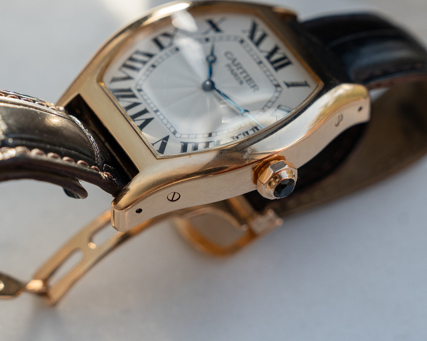 Cartier Tortue CPCP "Collection Prive", XL in Rose Gold, ref 2763, box and papers