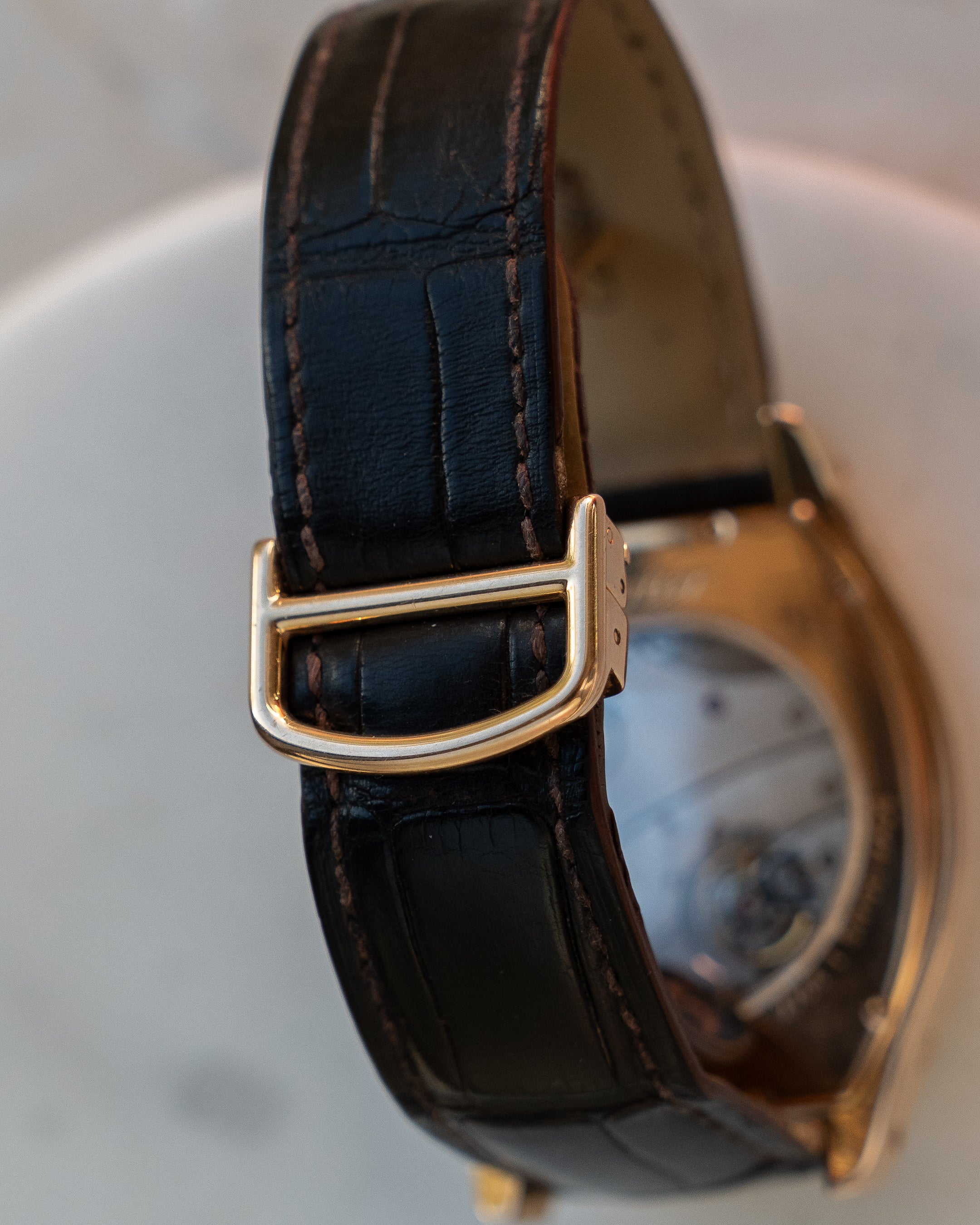 Cartier Tortue CPCP "Collection Prive", XL in Rose Gold, ref 2763, box and papers