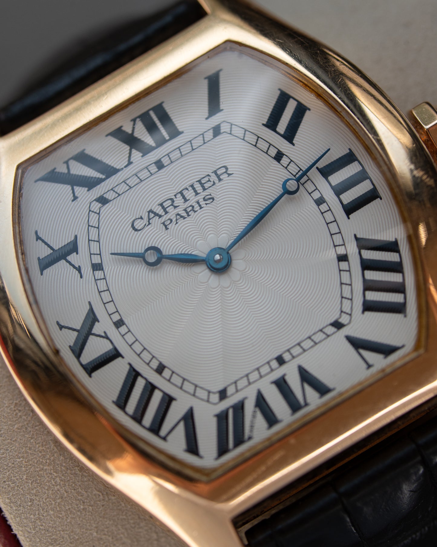 Cartier Tortue CPCP "Collection Prive", XL in Rose Gold, ref 2763, box and papers