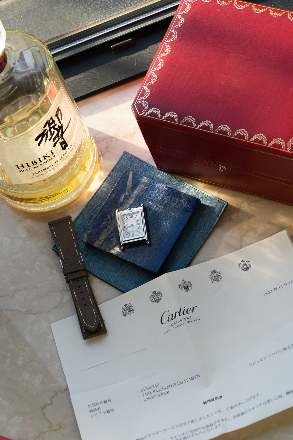 カルティエ バスキュラント ref 2390 メカニック スチール