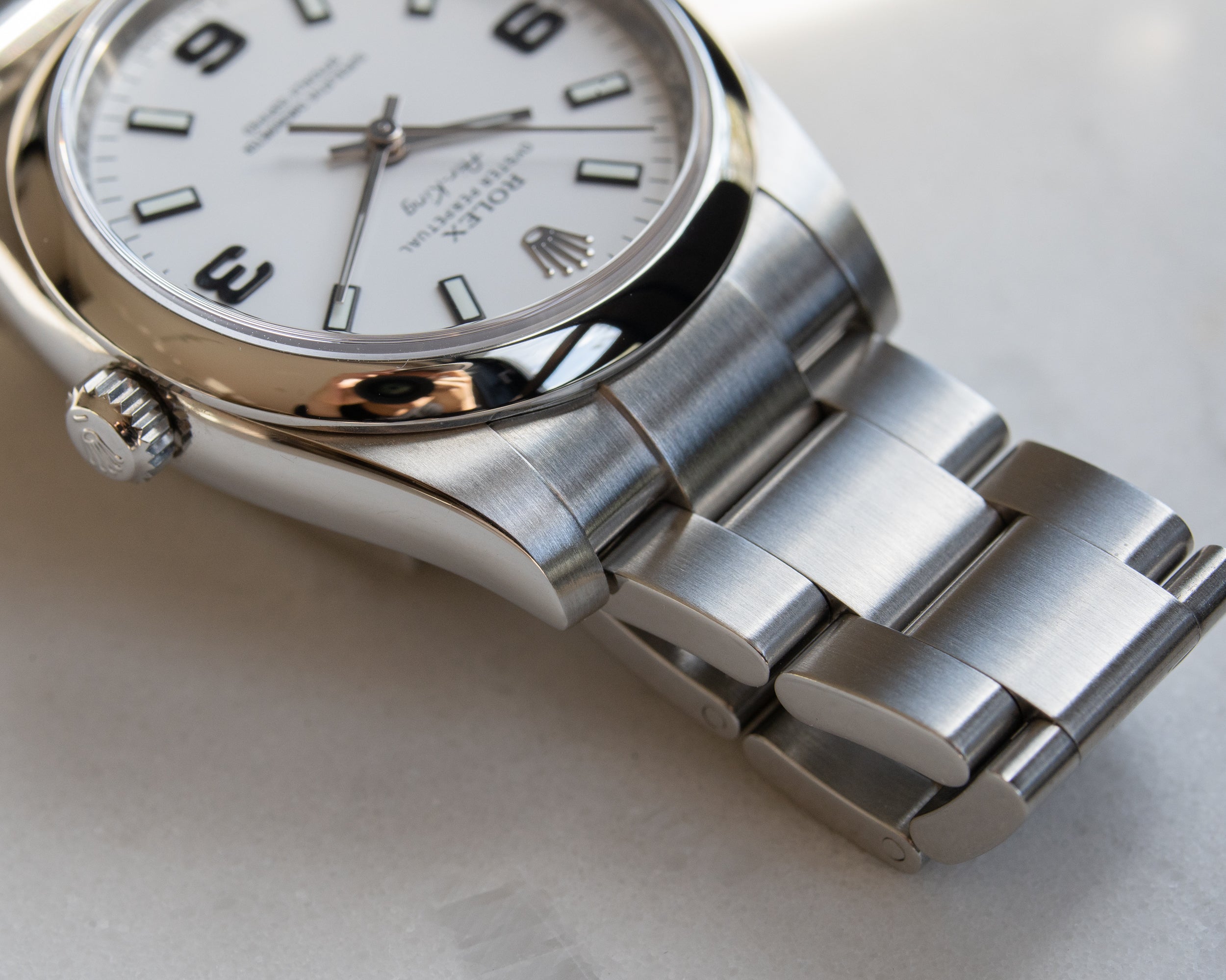 Rolex Air King White Dial 114200 from 2012