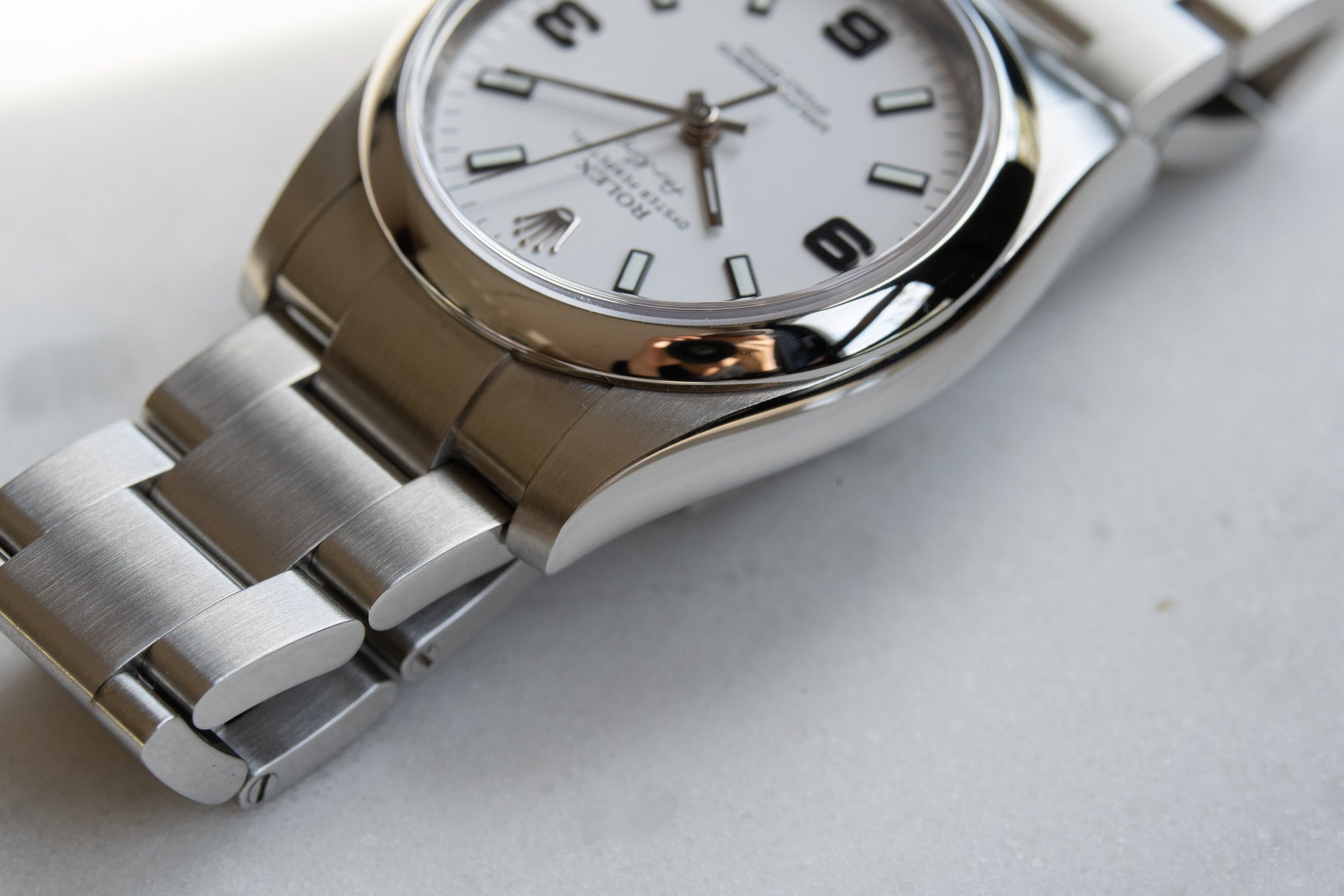 Rolex Air King White Dial 114200 from 2012