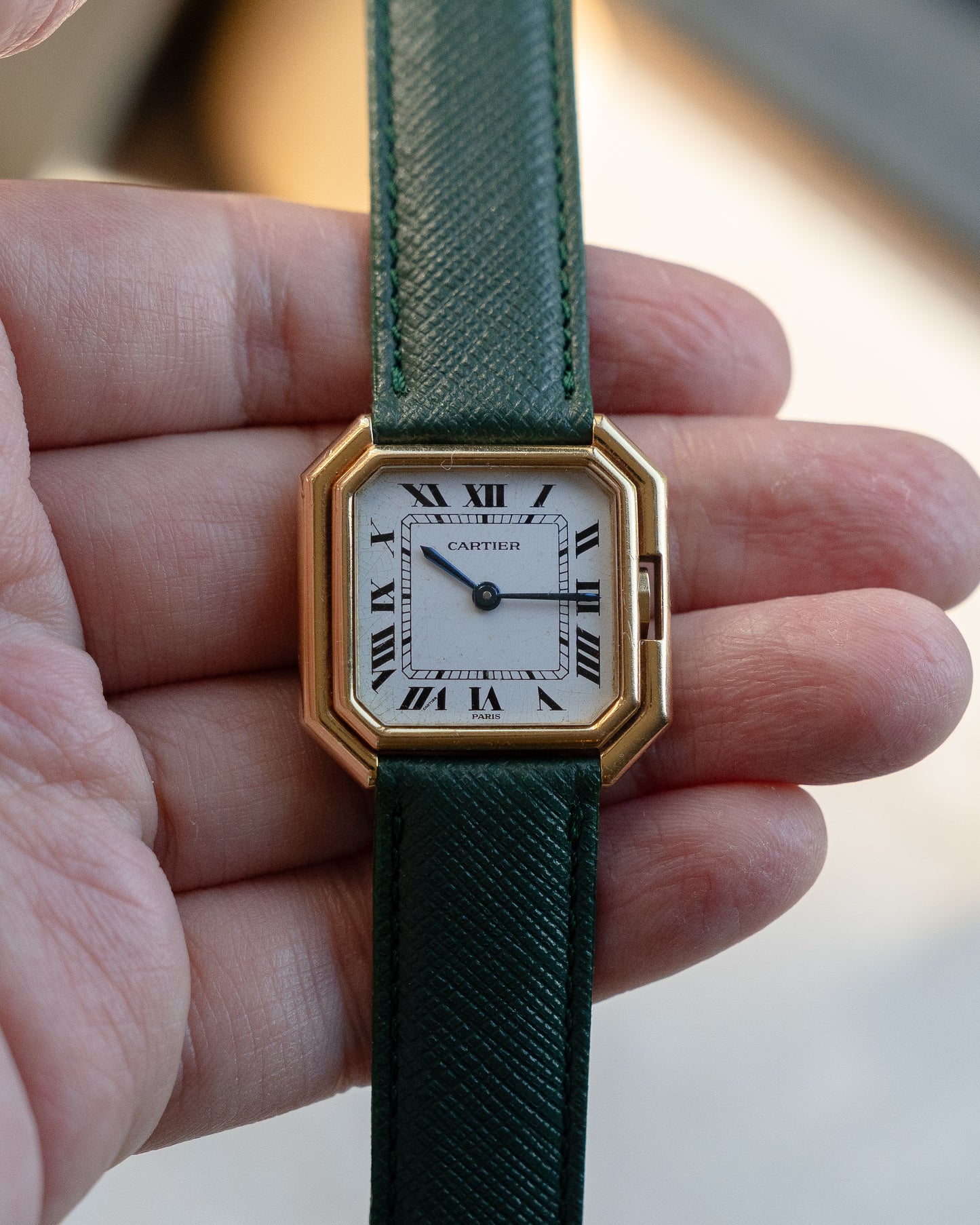 Cartier Ceinture 18k yellow gold, Paris dial, LM size ref 78099 - mechanical movement