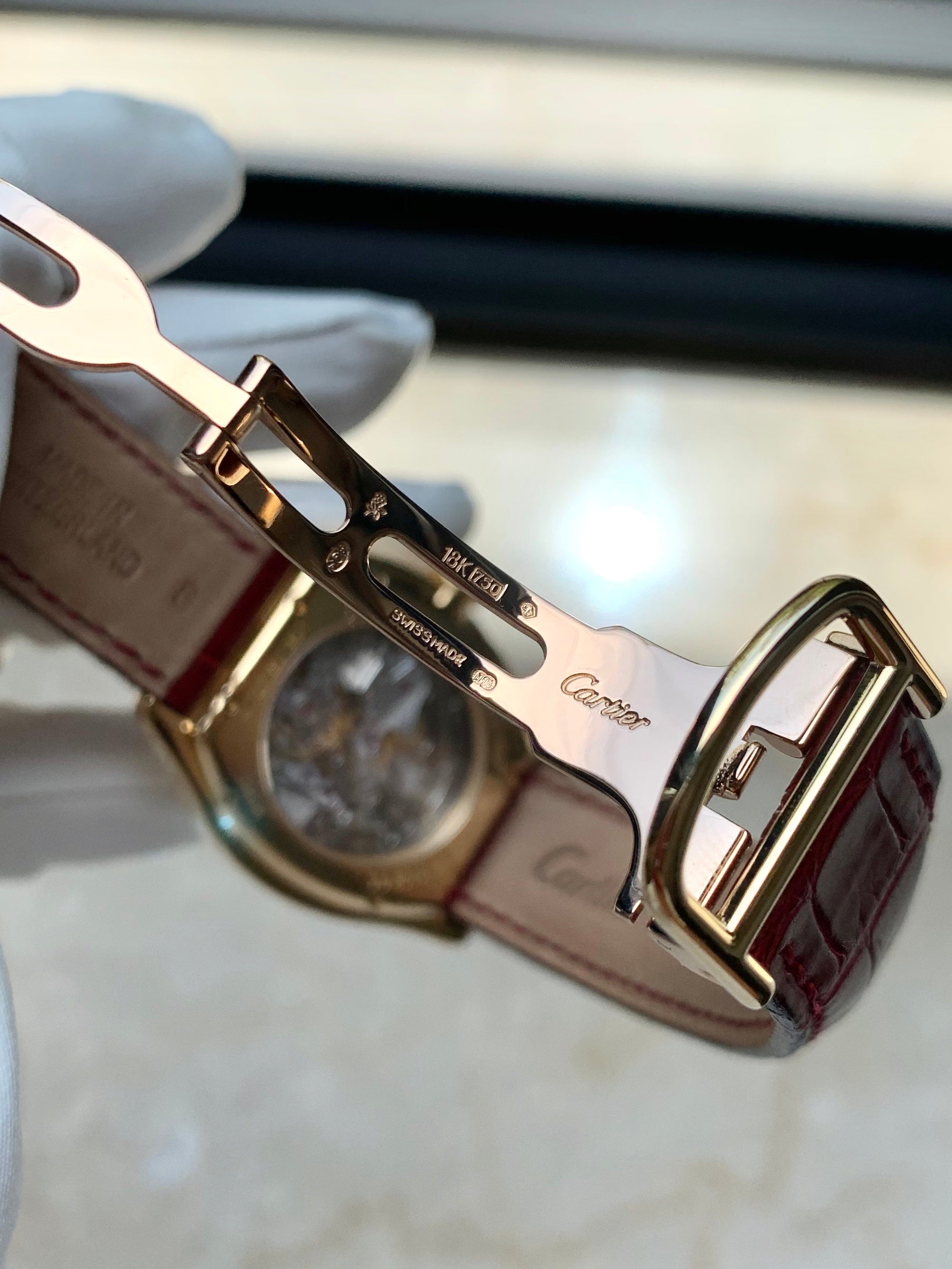 Cartier Tortue Monopoussoir YG 2004 CPCP Full set