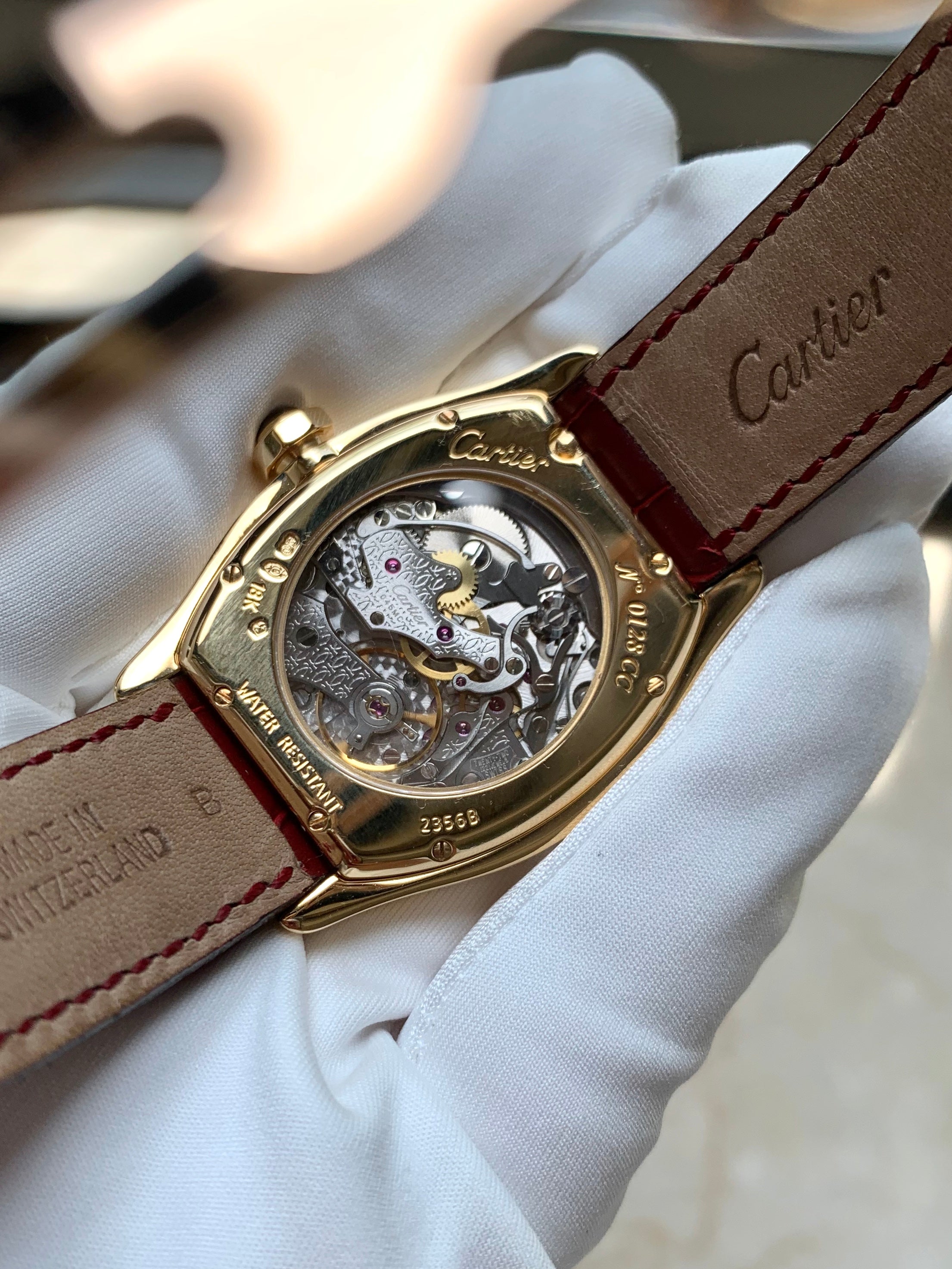 Cartier Tortue Monopoussoir YG 2004 CPCP Full set