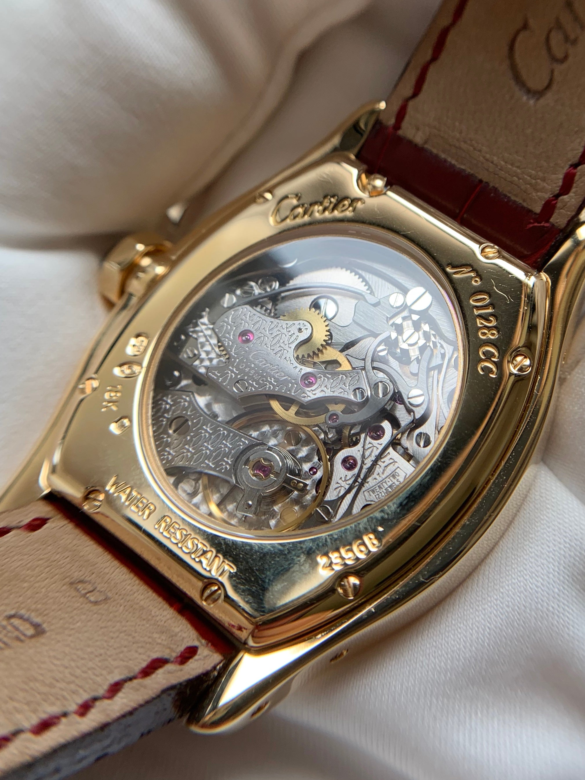 Cartier Tortue Monopoussoir YG 2004 CPCP Full set