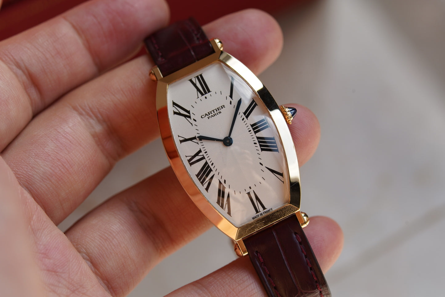 Cartier Tonneau in PG CPCP full set