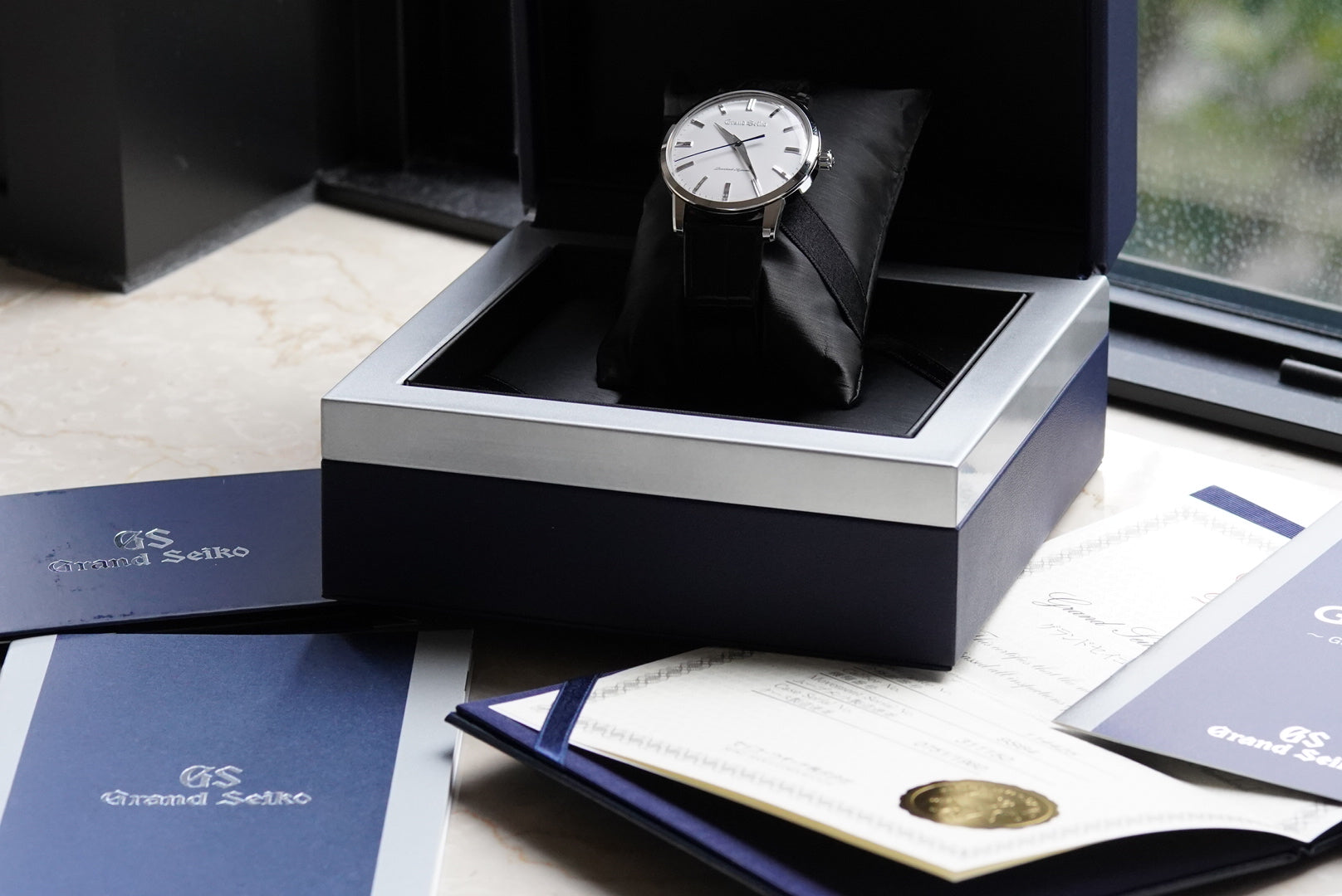 Grand seiko watch discount box