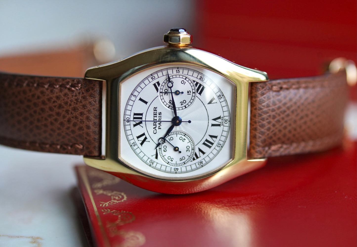 Cartier Tortue Monopoussoir YG CPCP Early 2000's