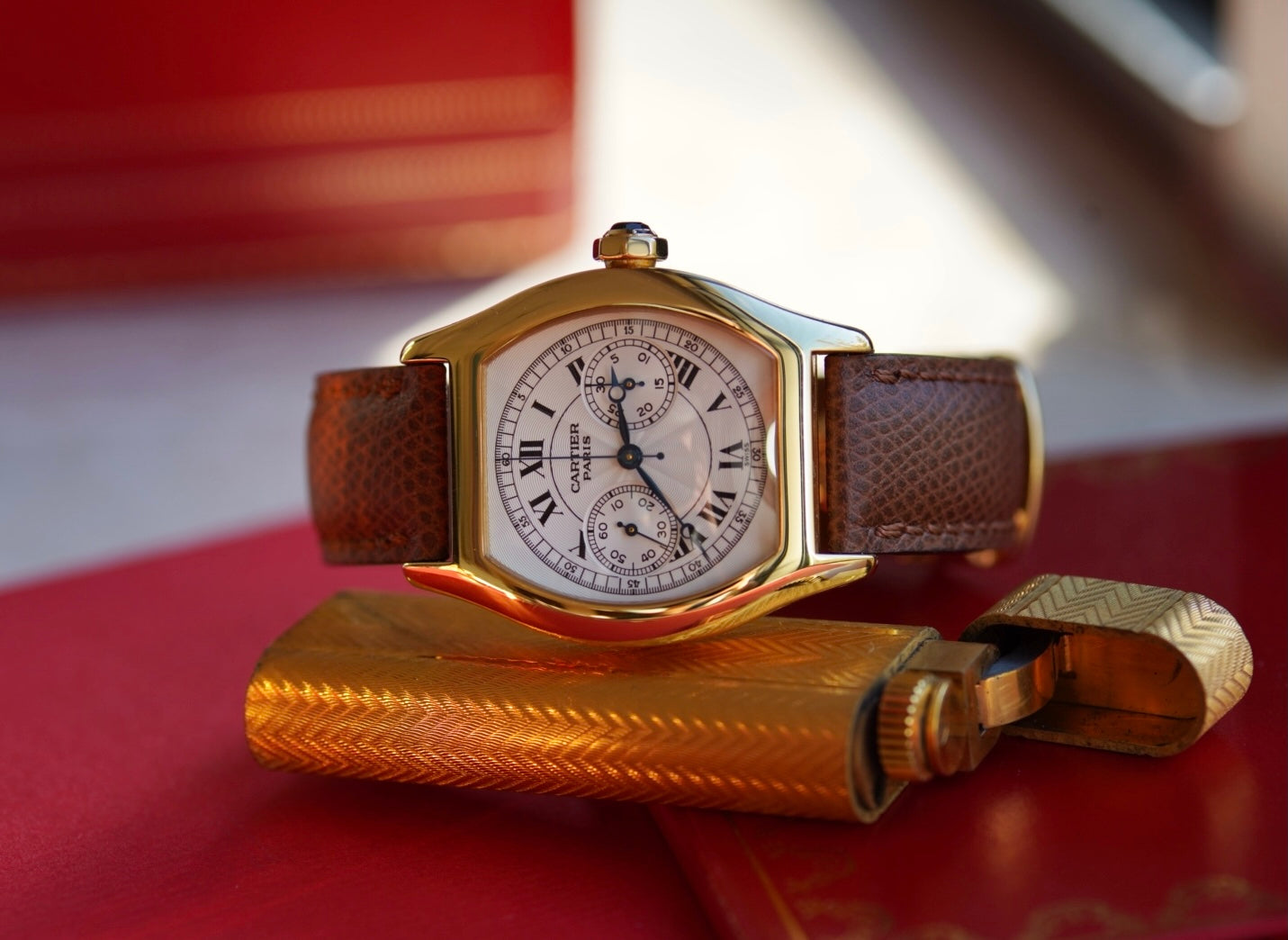 Cartier Tortue Monopoussoir YG CPCP Early 2000's