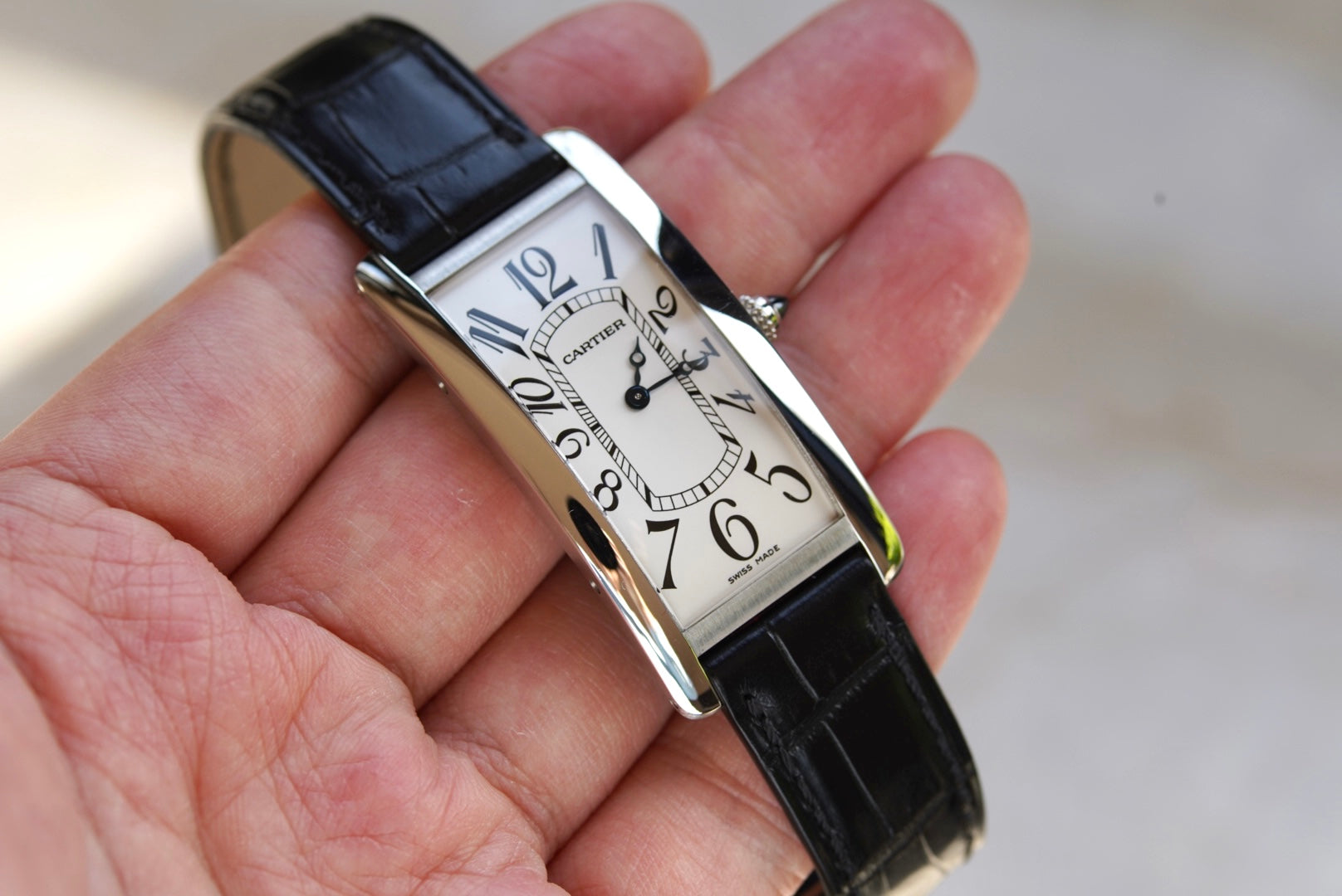 Cartier Tank Cintrée Platinum CPCP full set