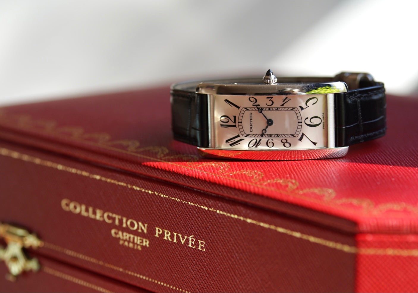 Cartier Tank Cintrée Platinum CPCP full set