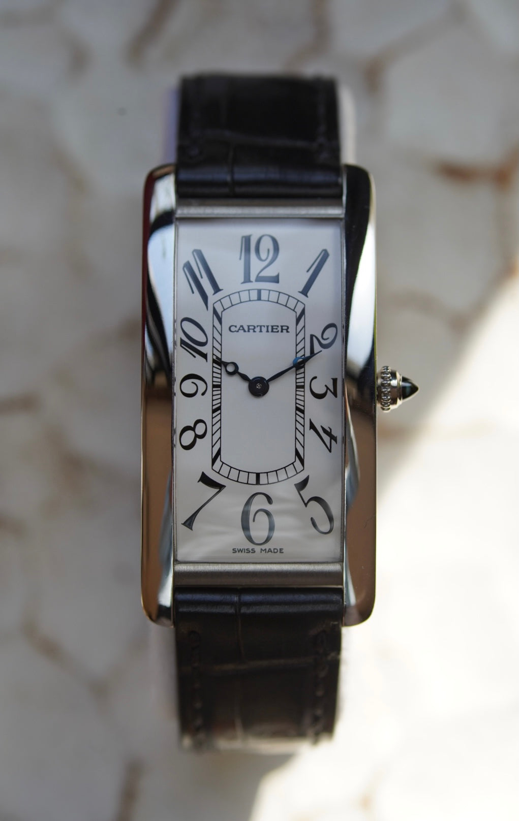 Cartier Tank Cintrée Platinum CPCP full set