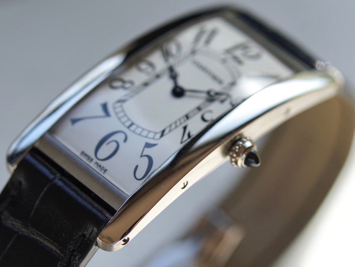 Cartier Tank Cintrée Platinum CPCP full set